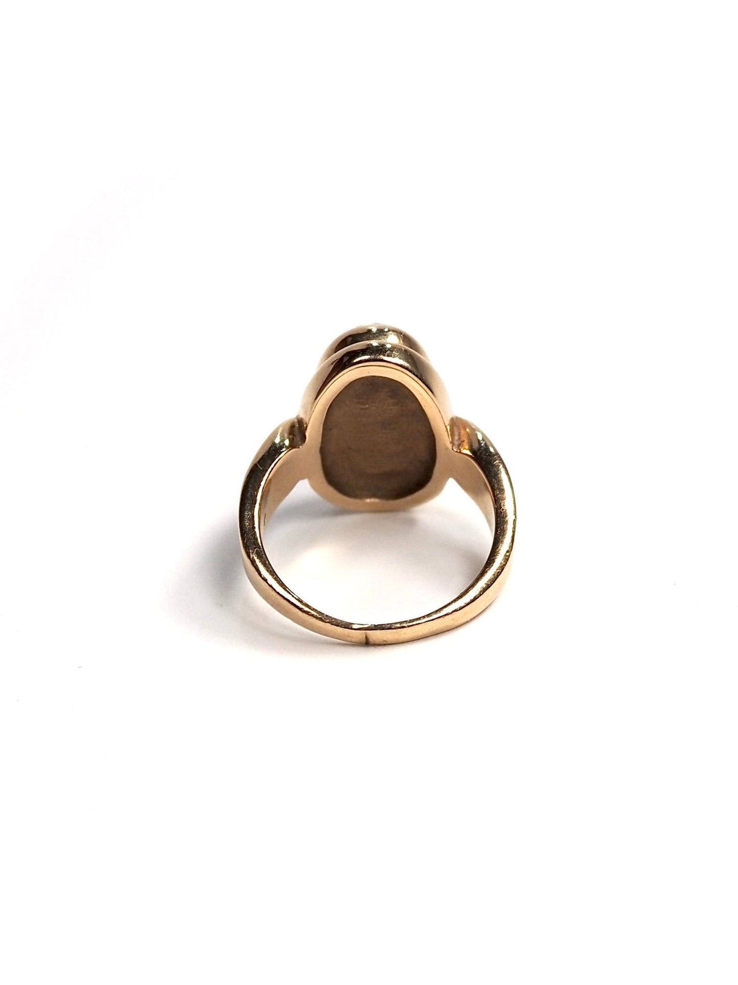 14K Oval Natural Gold in Quartz Ring - Georgie's NYC - Rings