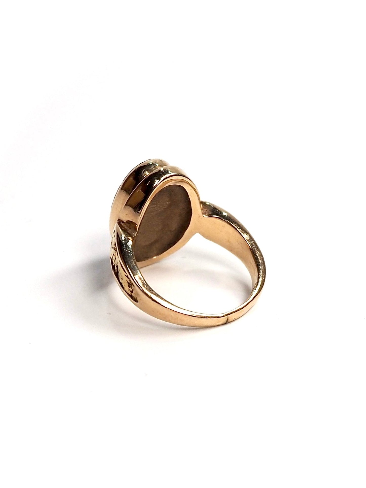 14K Oval Natural Gold in Quartz Ring - Georgie's NYC - Rings