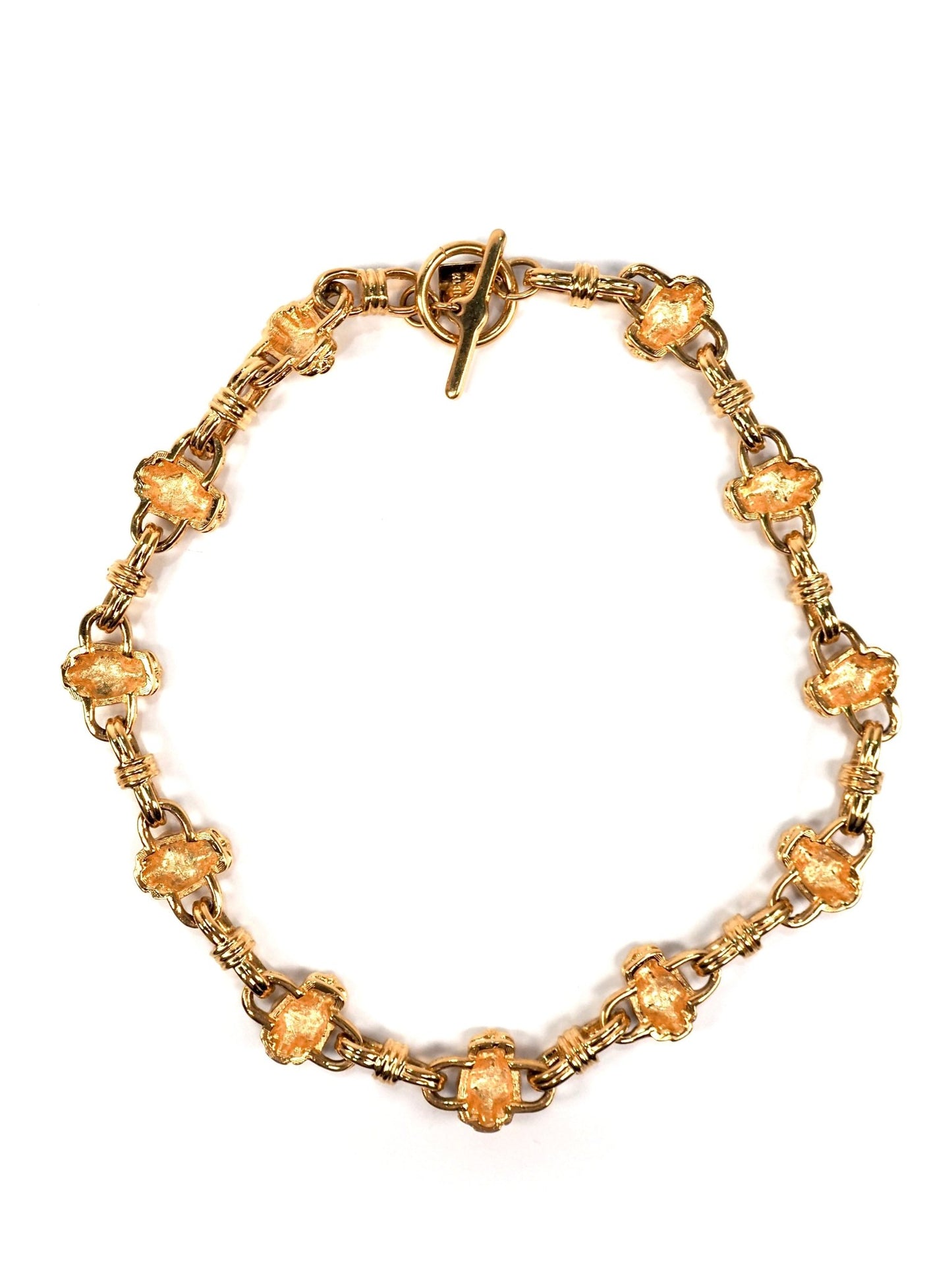 Anne Klein Gold Jaguar Link Necklace - Georgie's NYC - Necklaces