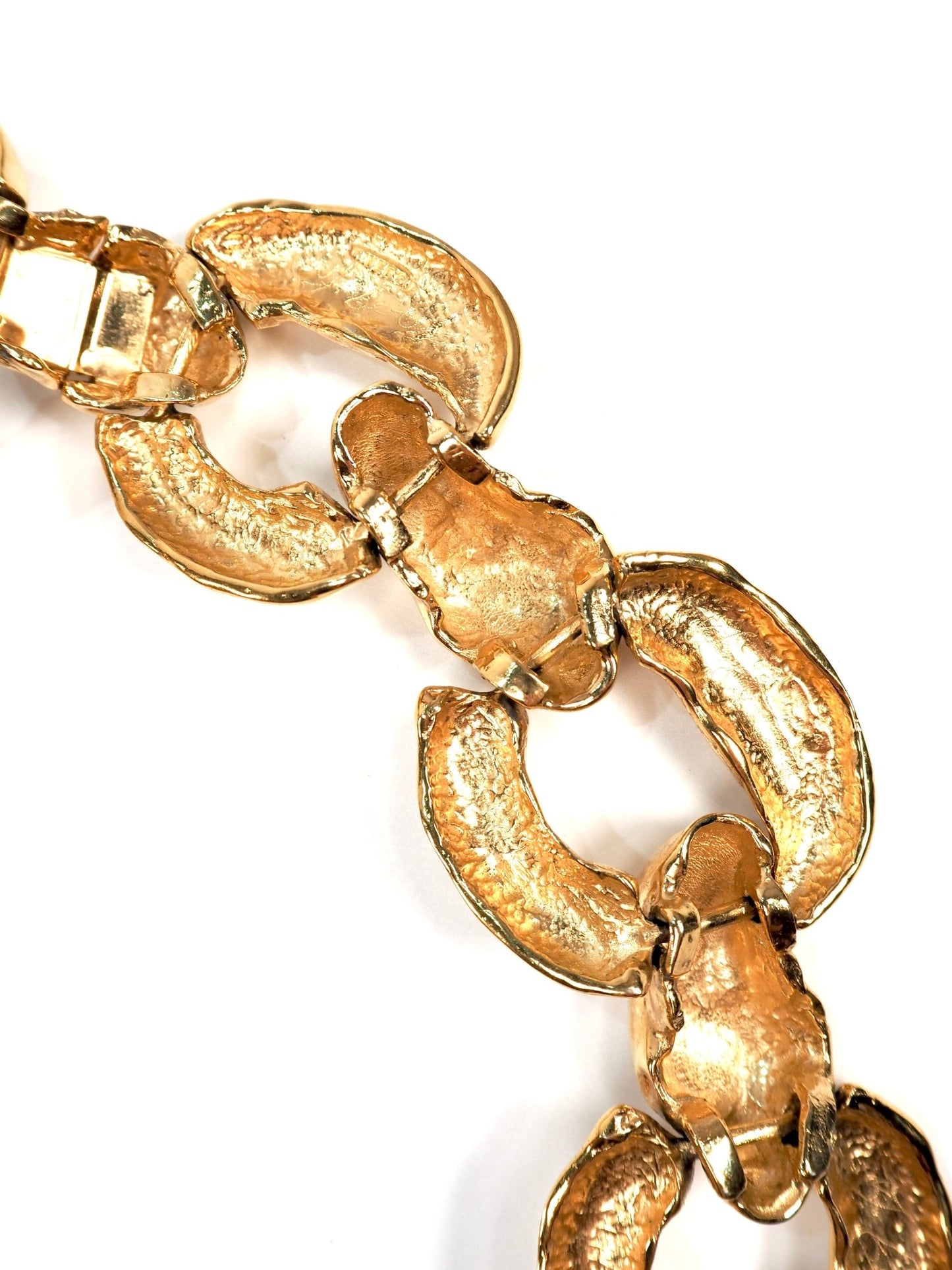 Ciner Chunky Gold Link Collar Necklace - Georgie's NYC - Necklaces