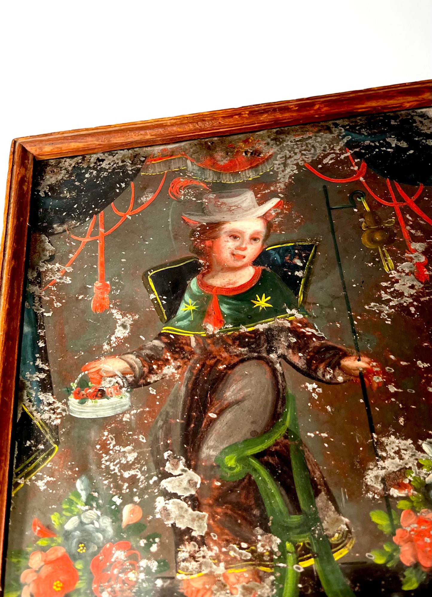 Retablo on Tin Painting