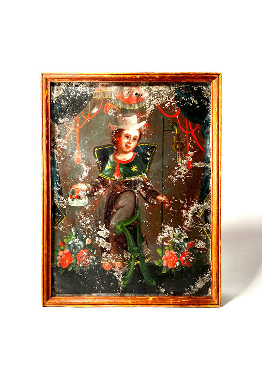 Retablo on Tin Painting
