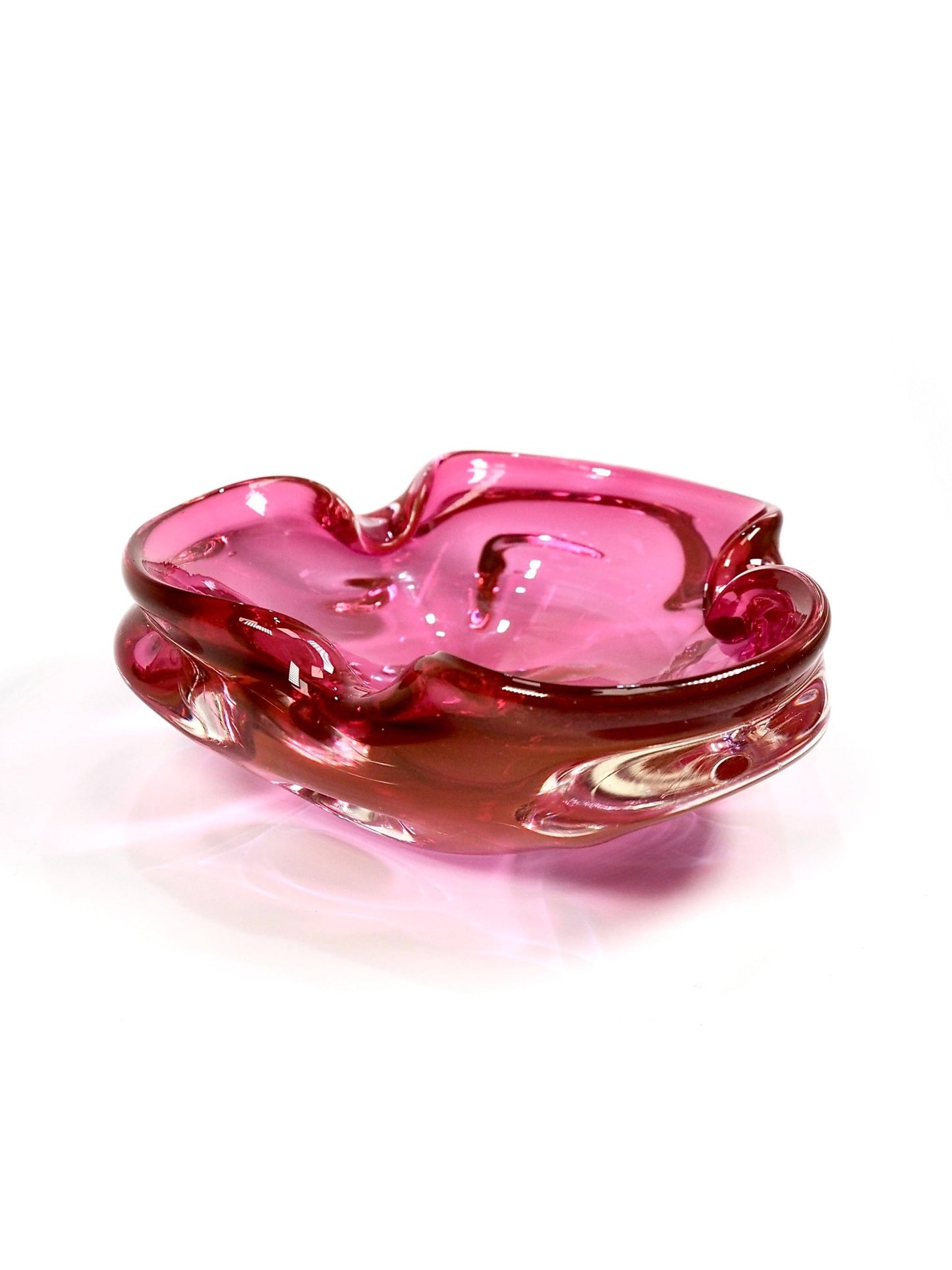 Italian Mid Century Pink Ashtray - Georgie's NYC - Ashtrays