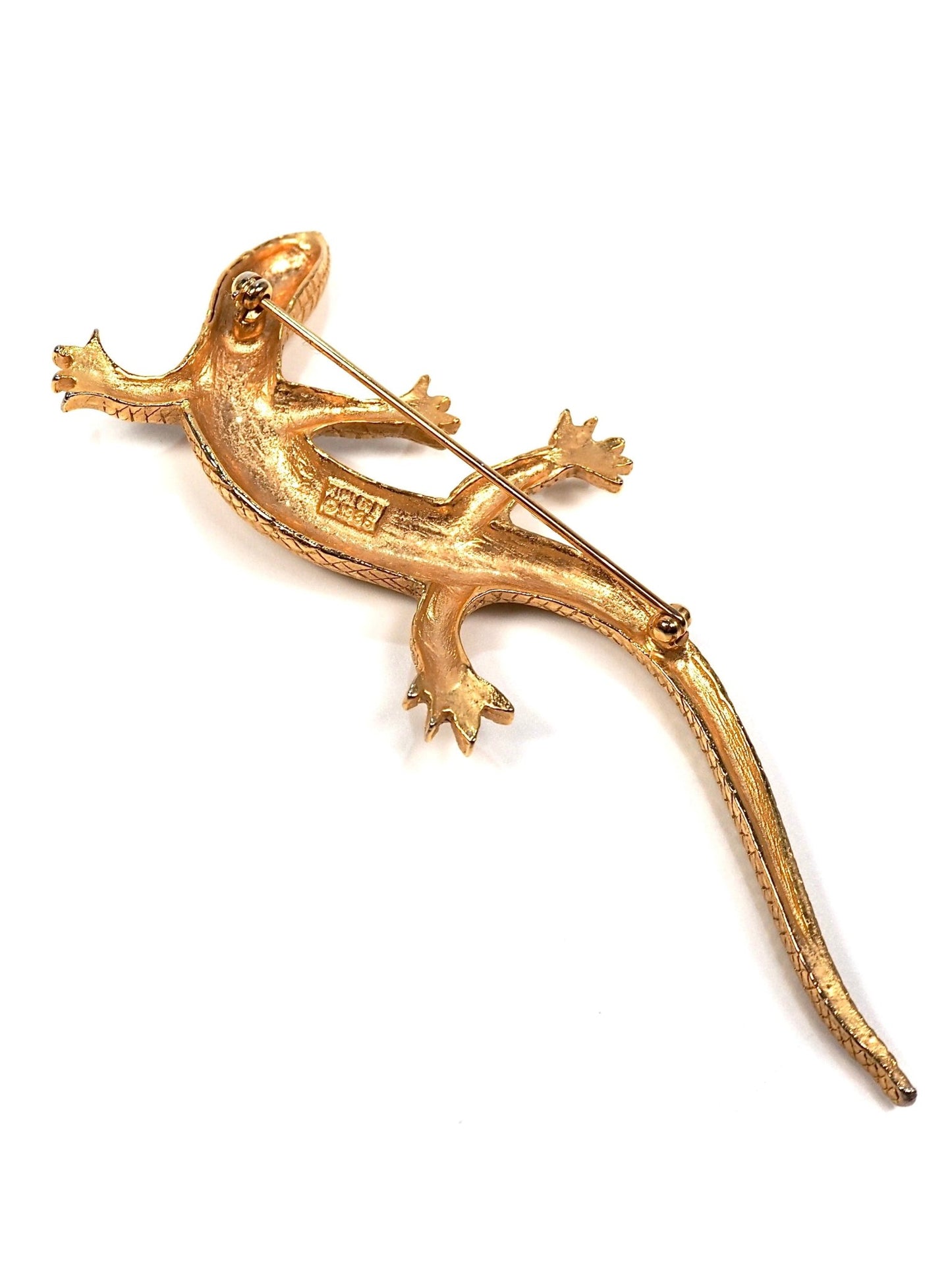 MMA Metropolitan Museum of Art Gold Lizard Gecko Brooch - Georgie's NYC - Brooches