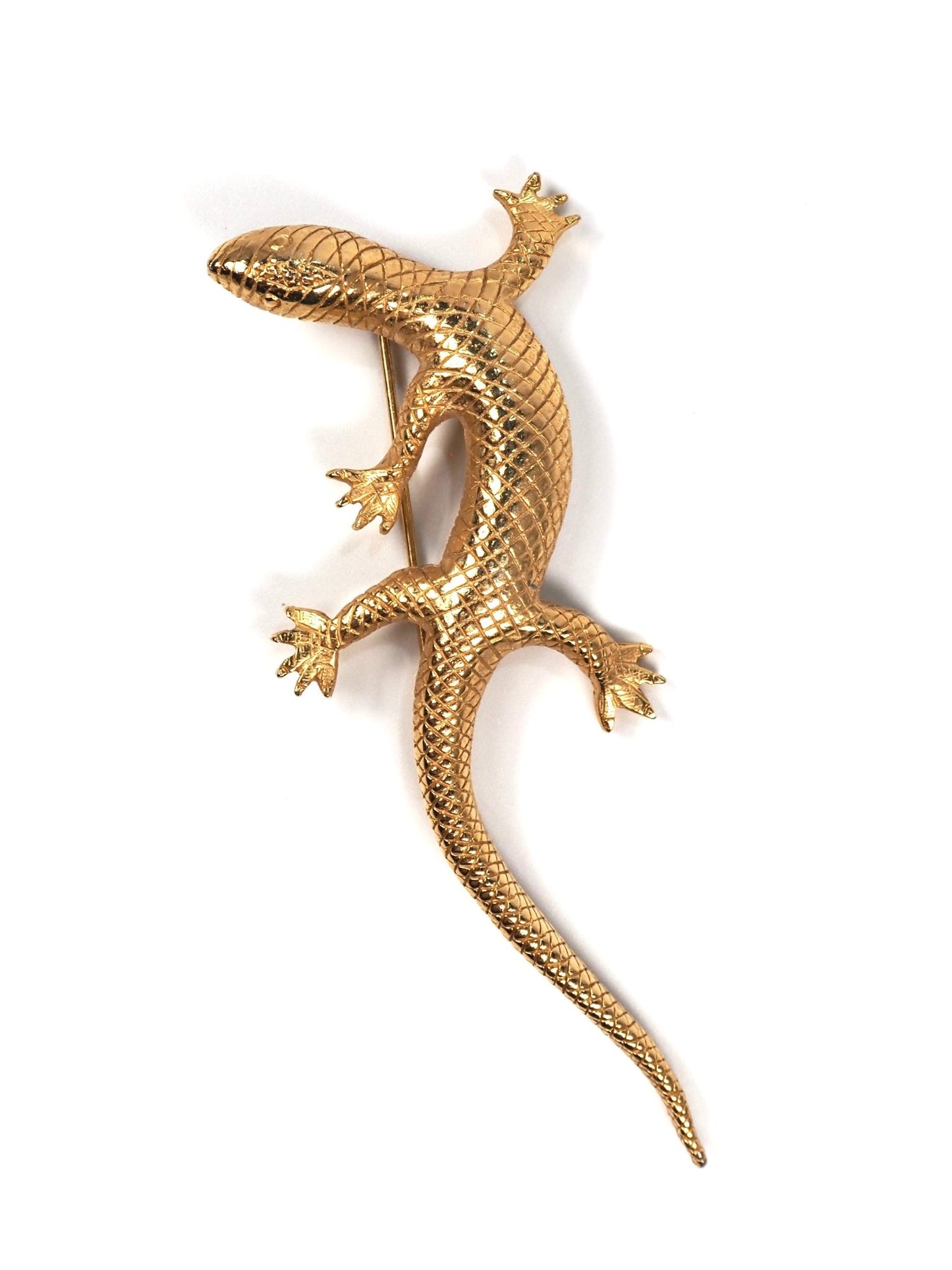 MMA Metropolitan Museum of Art Gold Lizard Gecko Brooch - Georgie's NYC - Brooches