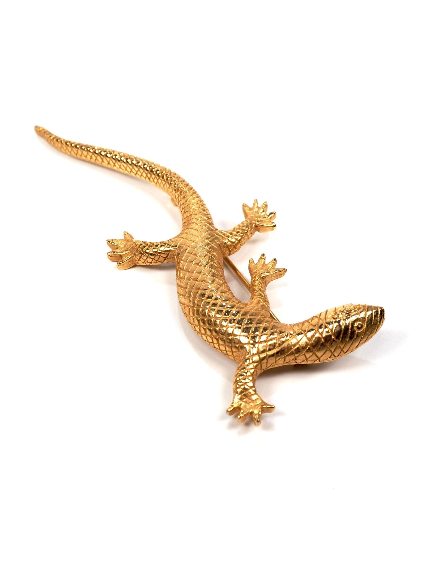 MMA Metropolitan Museum of Art Gold Lizard Gecko Brooch - Georgie's NYC - Brooches