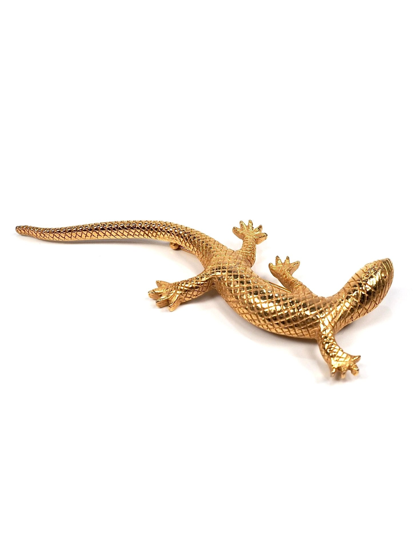 MMA Metropolitan Museum of Art Gold Lizard Gecko Brooch - Georgie's NYC - Brooches