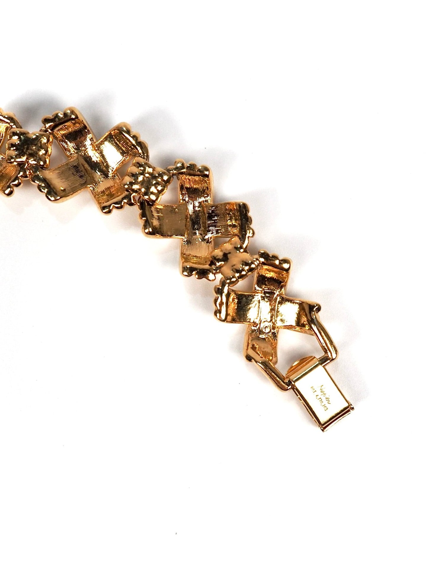 Napier Gold X Link Bracelet - Georgie's NYC - Bracelets