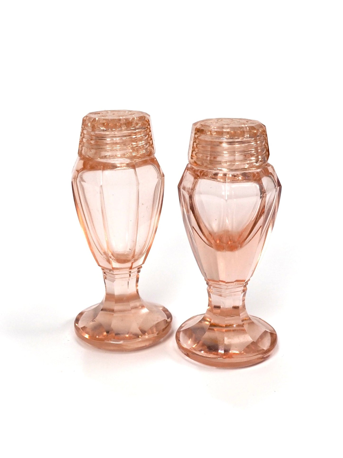 Pink Glass Salt and Pepper Shakers - Georgie's NYC - Salt & Pepper Shakers
