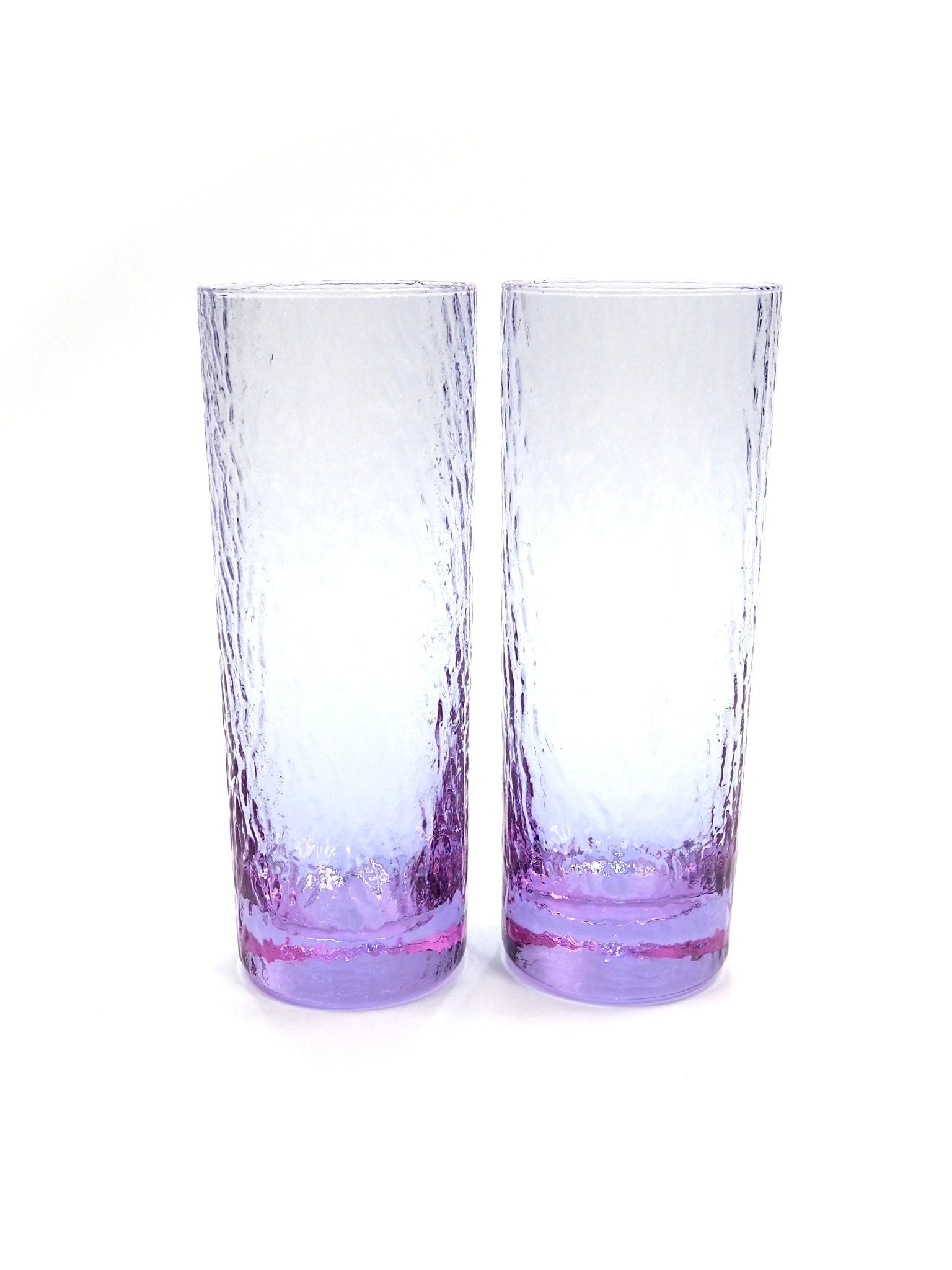 Alexandrite Crackled Highball Drinking Glasses - Georgie's NYC - Drinkware