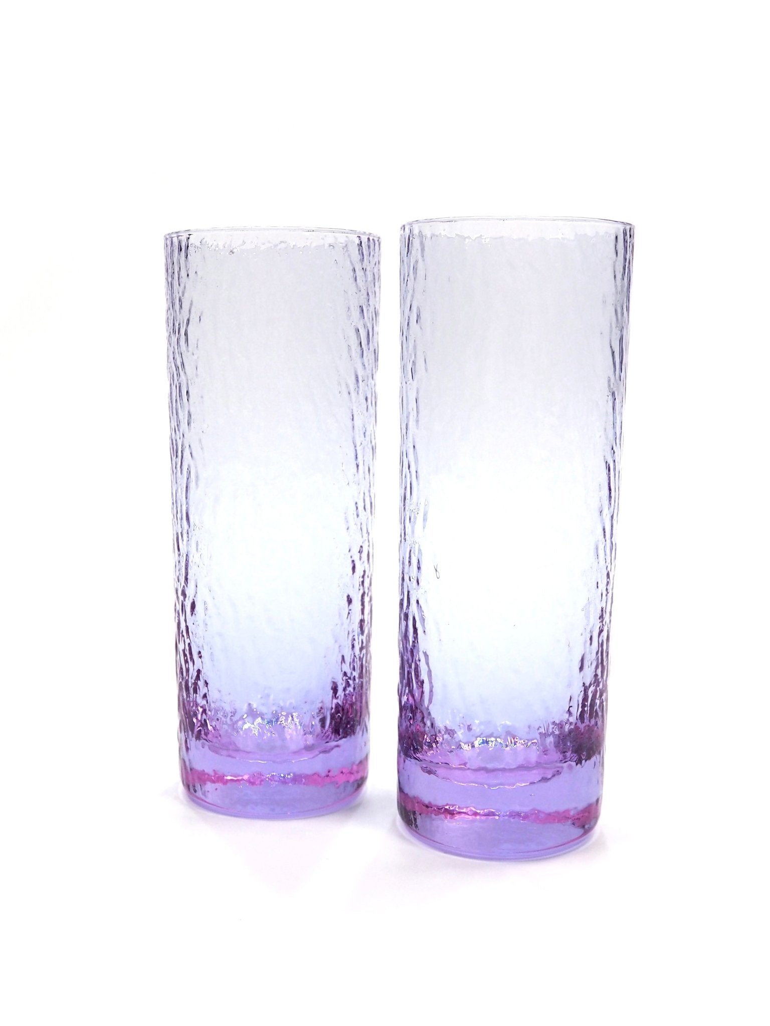 Alexandrite Crackled Highball Drinking Glasses - Georgie's NYC - Drinkware