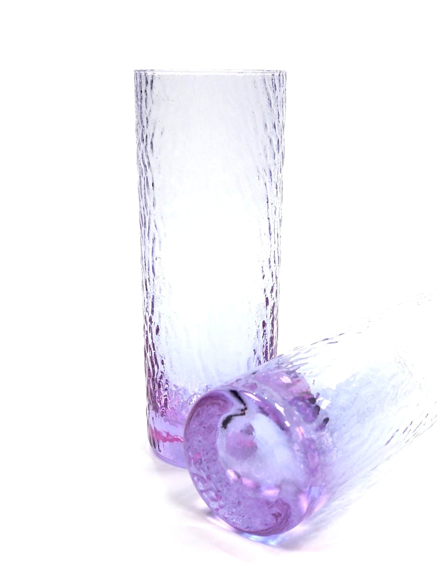 Alexandrite Crackled Highball Drinking Glasses - Georgie's NYC - Drinkware