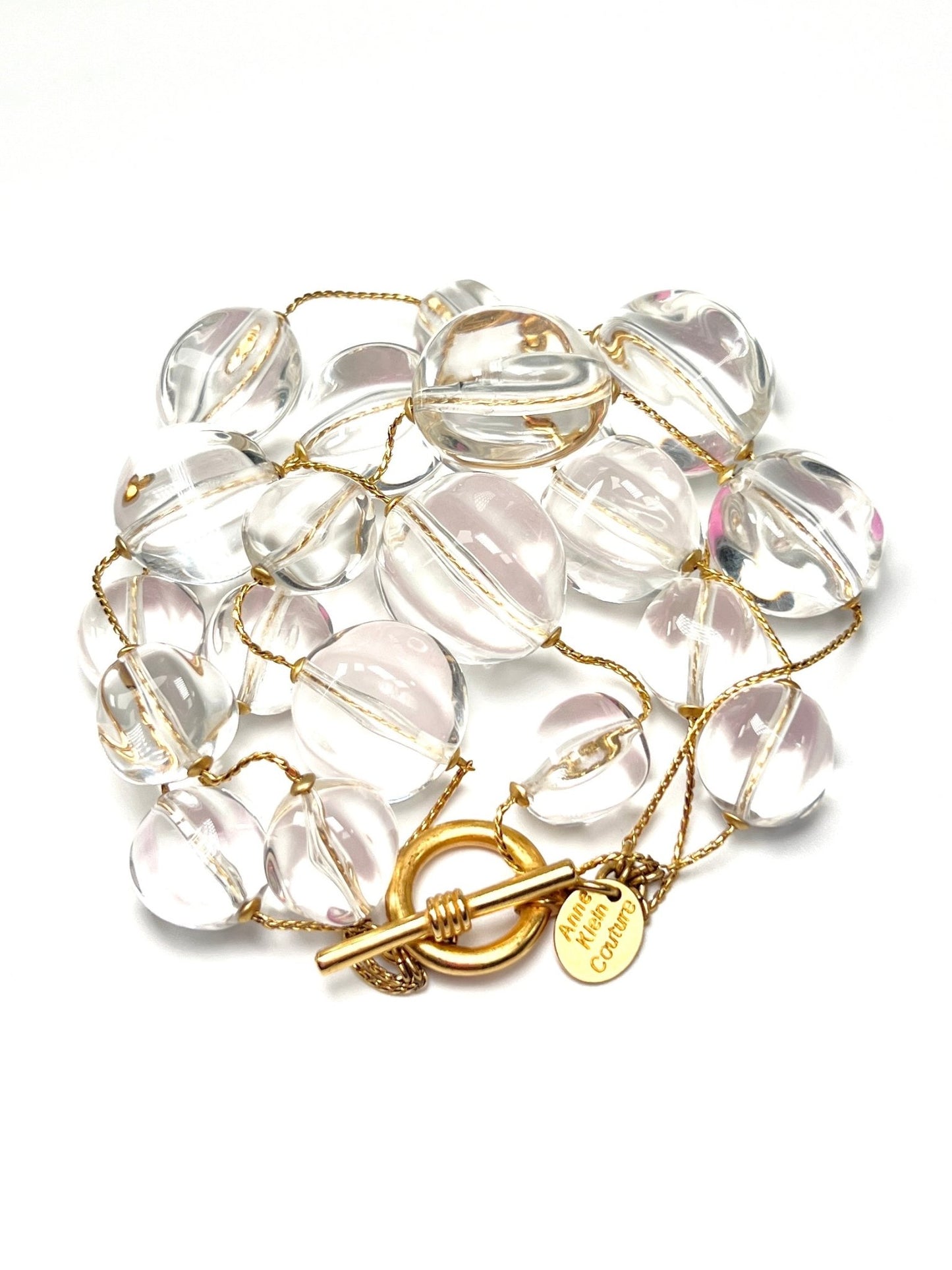 Anne Klein Couture Bubble Lucite Beaded Multi Strand Bracelet - Georgie's NYC - Bracelets