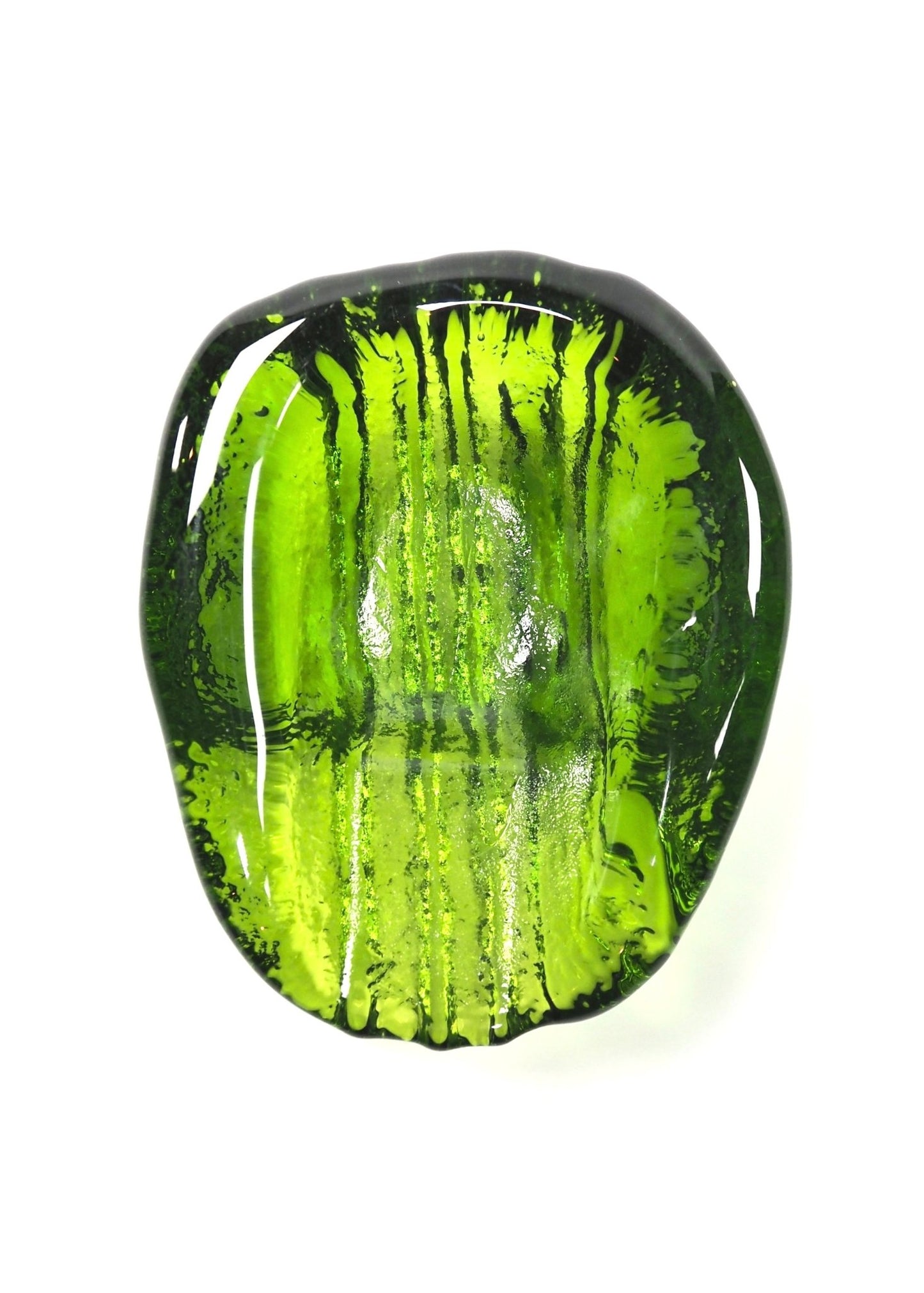 Blenko Green Art Glass Ashtray - Georgie's NYC - Ashtrays