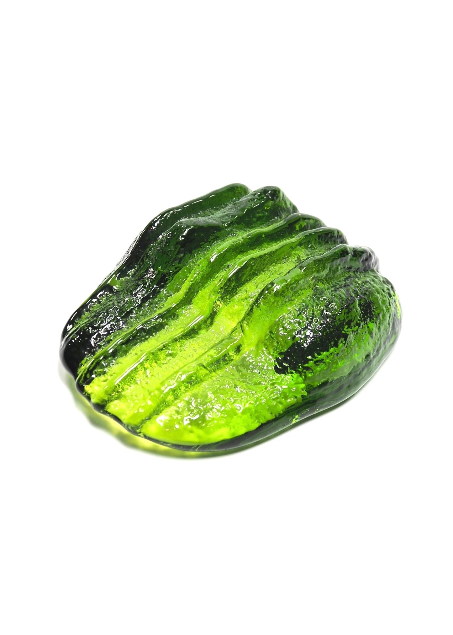 Blenko Green Art Glass Ashtray - Georgie's NYC - Ashtrays