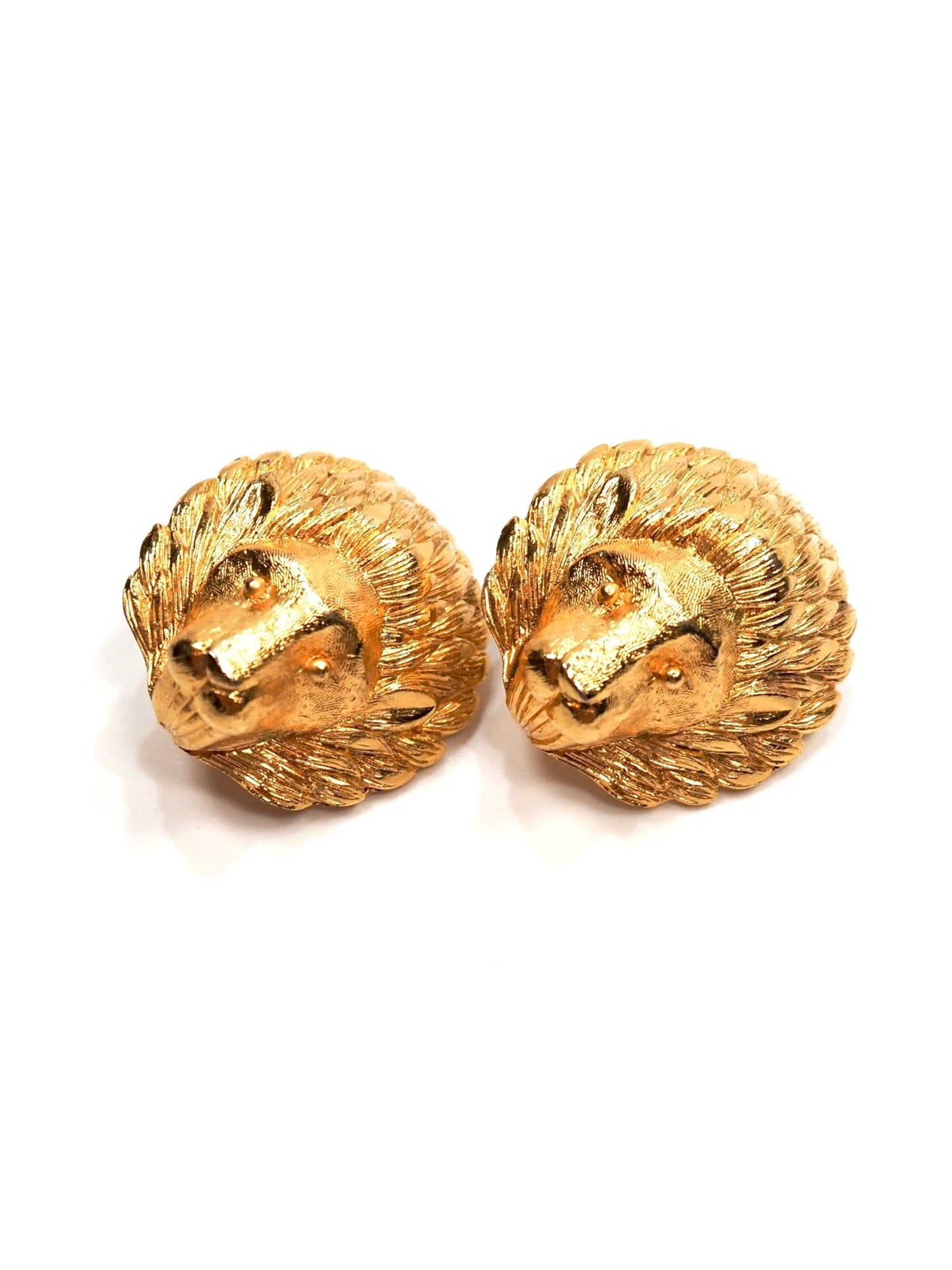 Diane Von Furstenberg Gold Lion Earrings - Georgie's NYC - Earrings