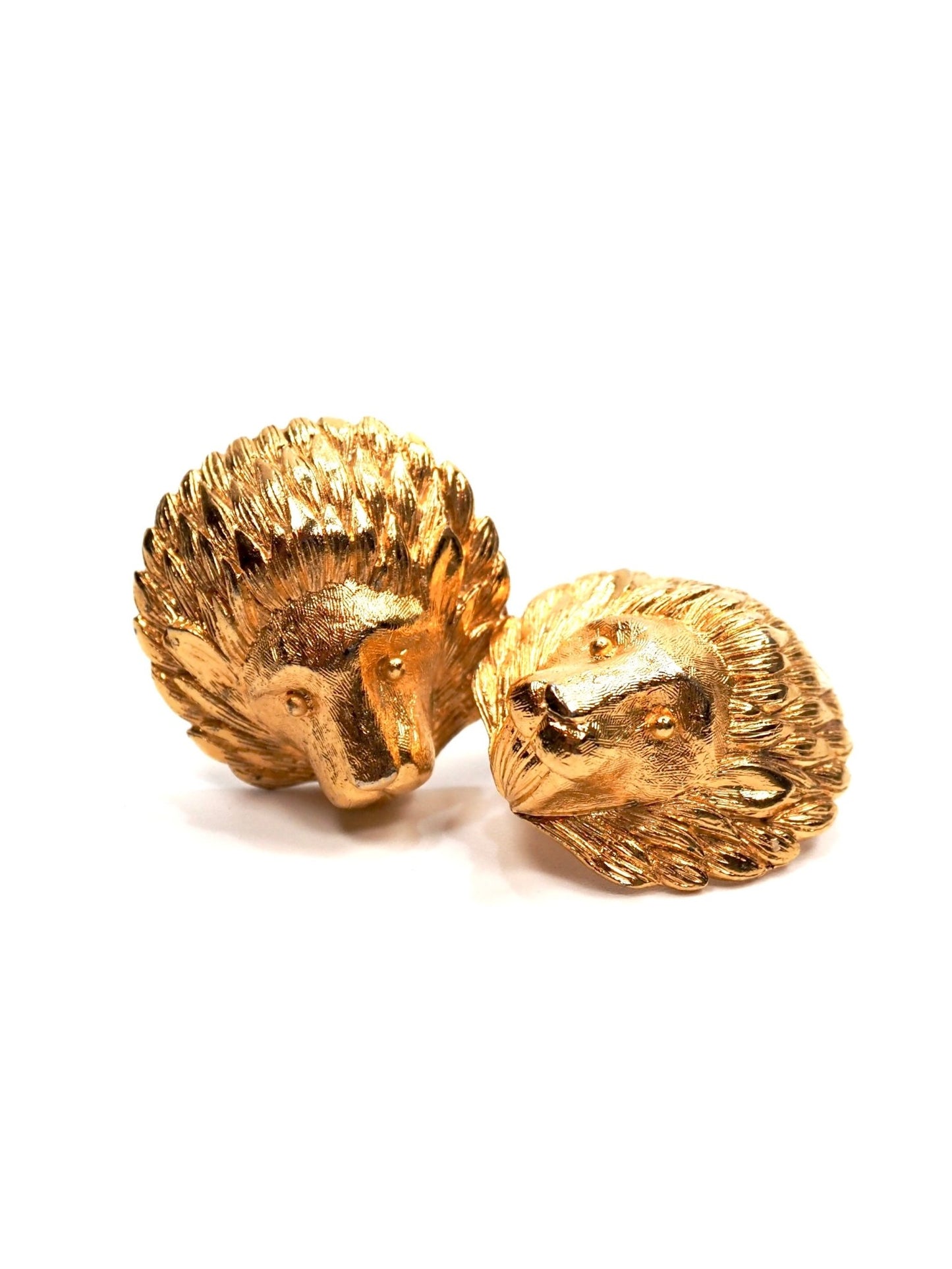 Diane Von Furstenberg Gold Lion Earrings - Georgie's NYC - Earrings