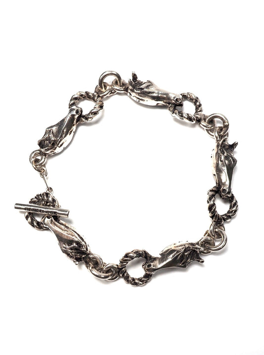 Horse Head Sterling Silver Toggle Bracelet - Georgie's NYC - Bracelets