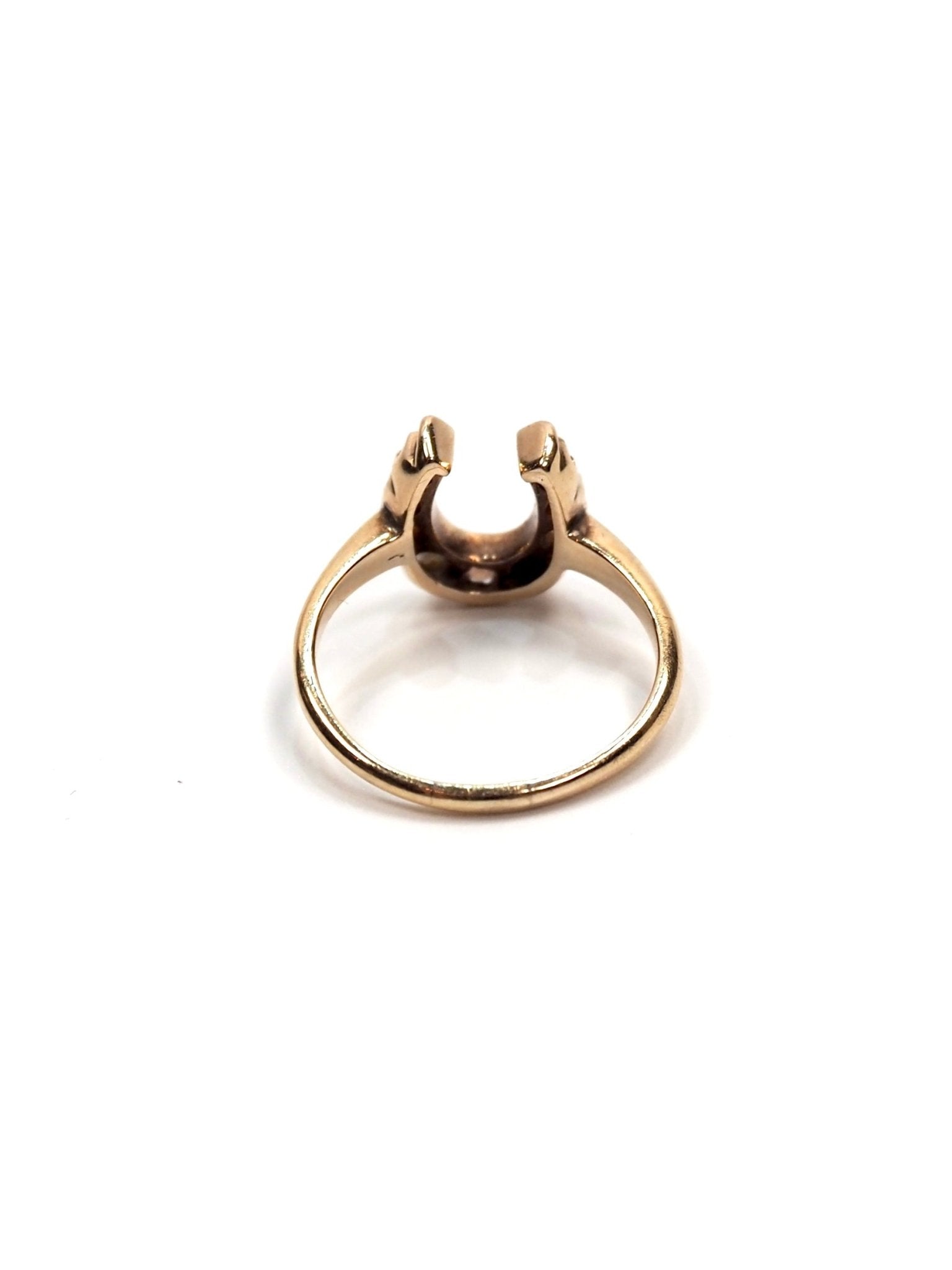 Horseshoe Opal and 14K Gold Ring - Georgie's NYC - Rings