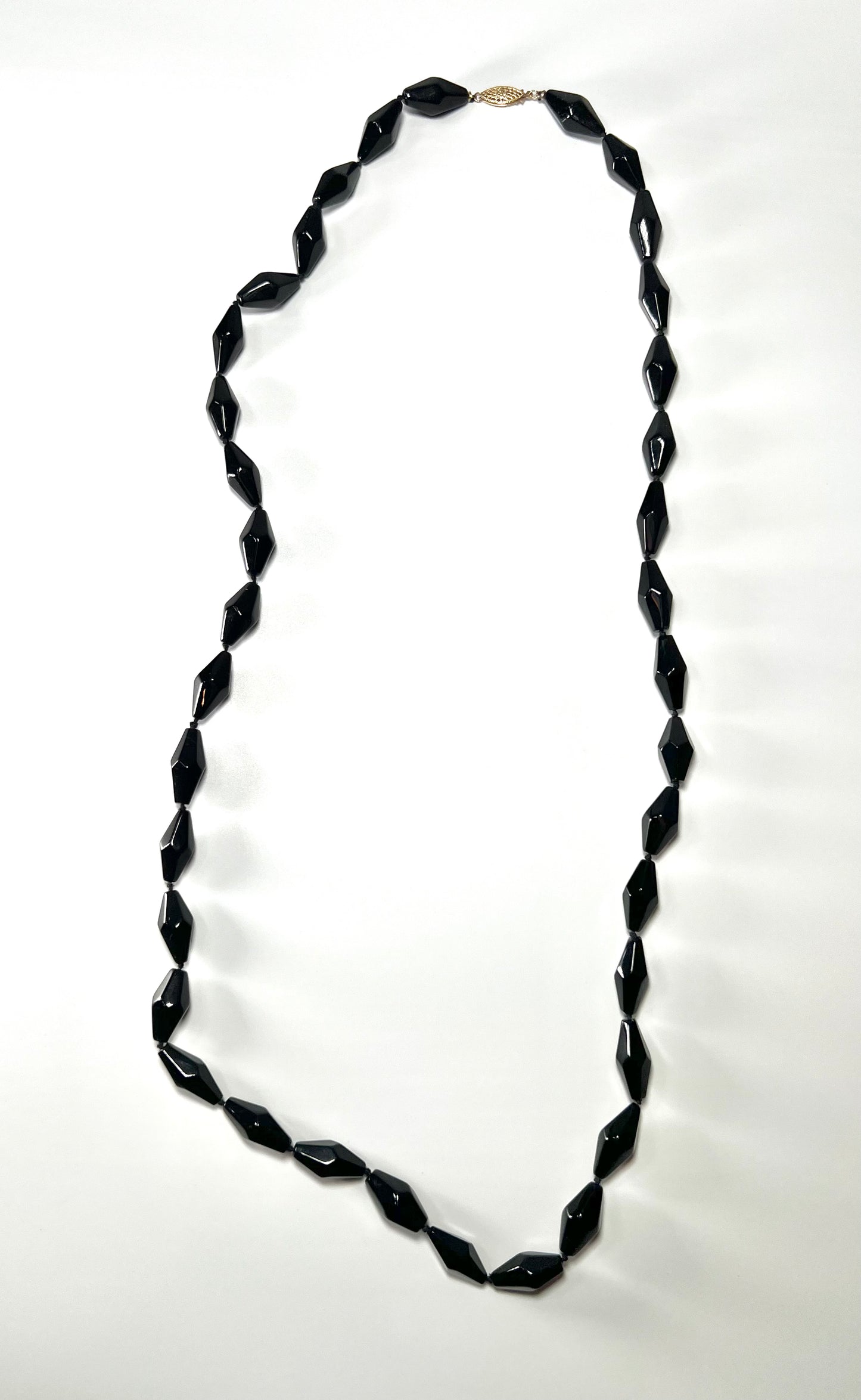 Black Onyx Prism Necklace