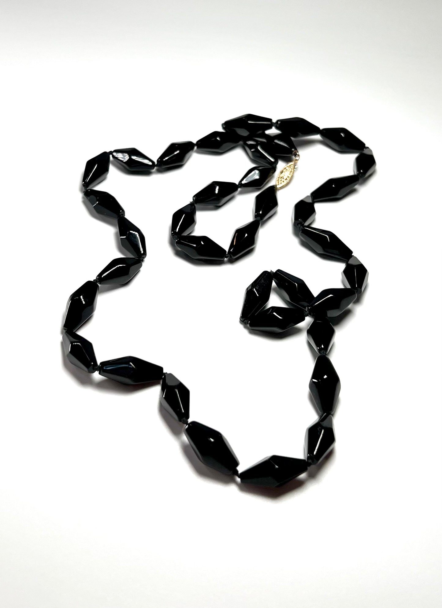 Black Onyx Prism Necklace