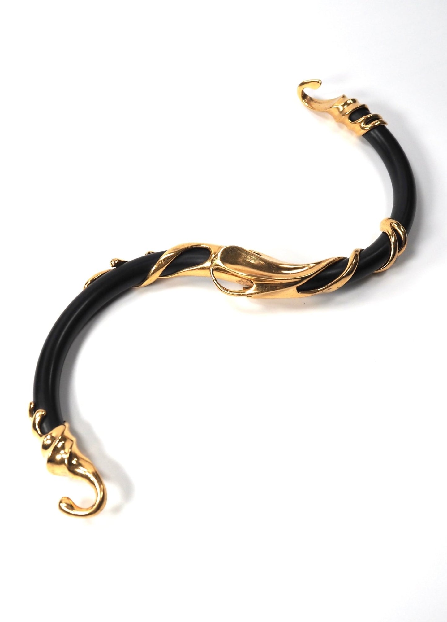 Isabel Canovas Articulated Wood Necklace - Georgie's NYC - Necklaces