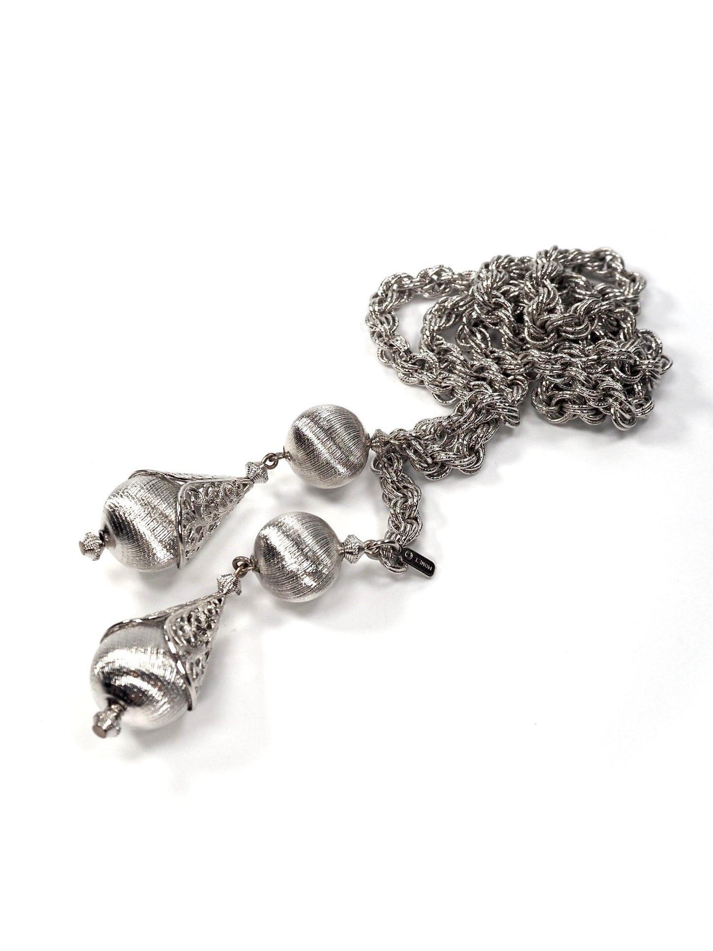 Monet Silver Bolero Lariat Chain Necklace - Georgie's NYC - Necklaces
