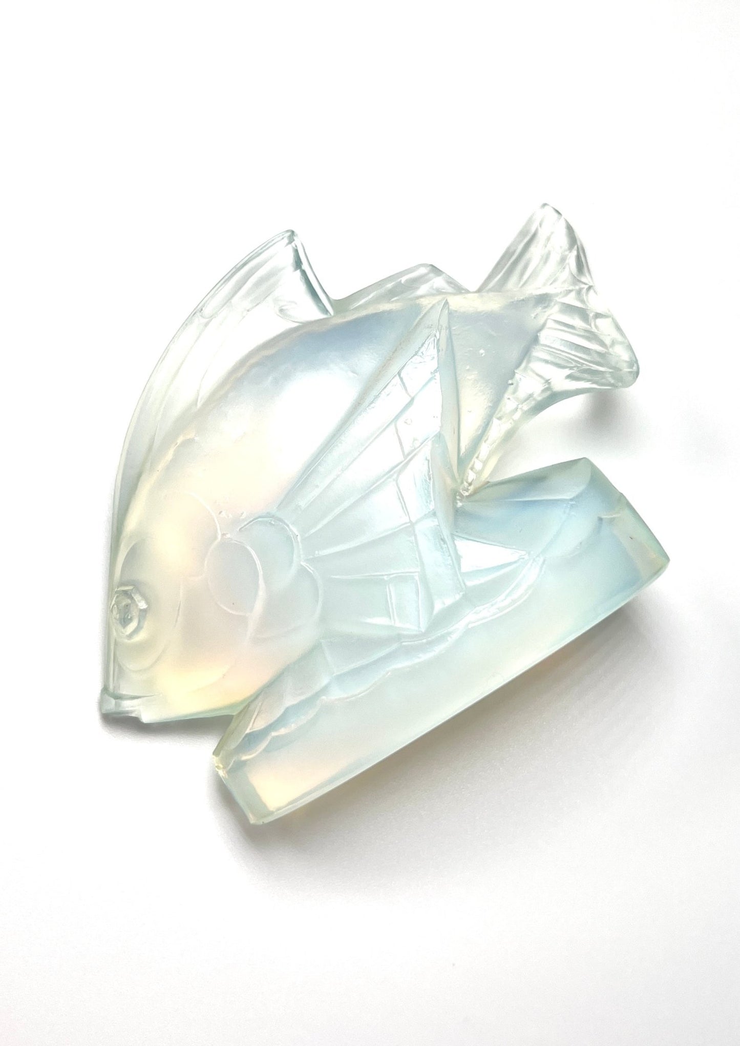 Sabino Poisson Barbarin Opalescent Glass Fish Figurine - Georgie's NYC - Decorative Objects