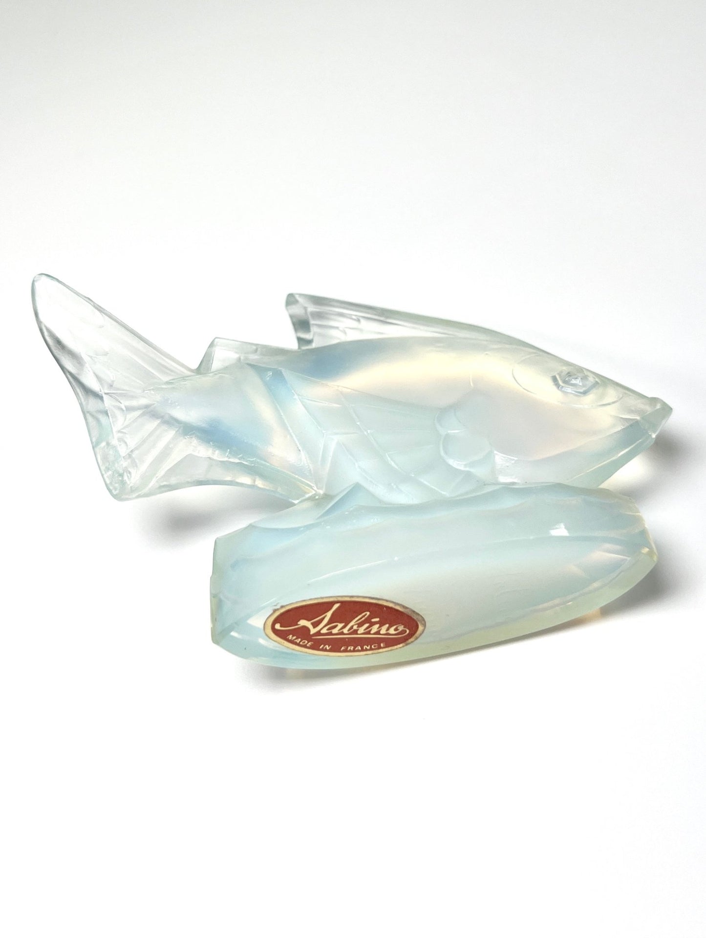 Sabino Poisson Barbarin Opalescent Glass Fish Figurine - Georgie's NYC - Decorative Objects