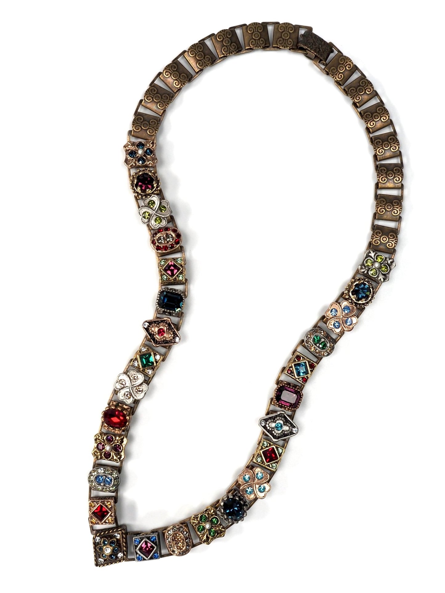 Sweet Romance Victorian Slider Charm Necklace - Georgie's NYC - Necklaces