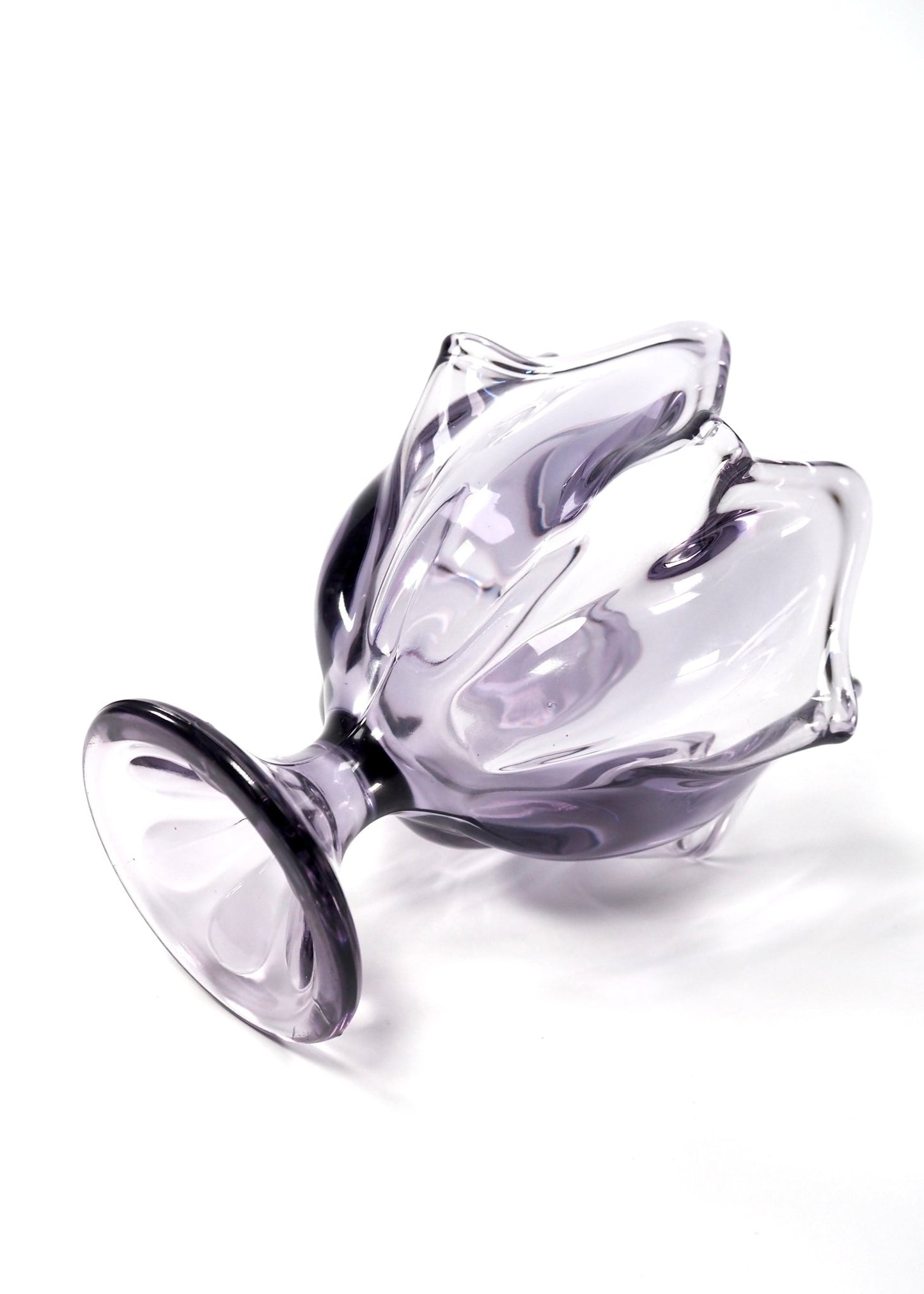 Viking Amethyst Six Petal Handkerchief Vase - Georgie's NYC - Vases