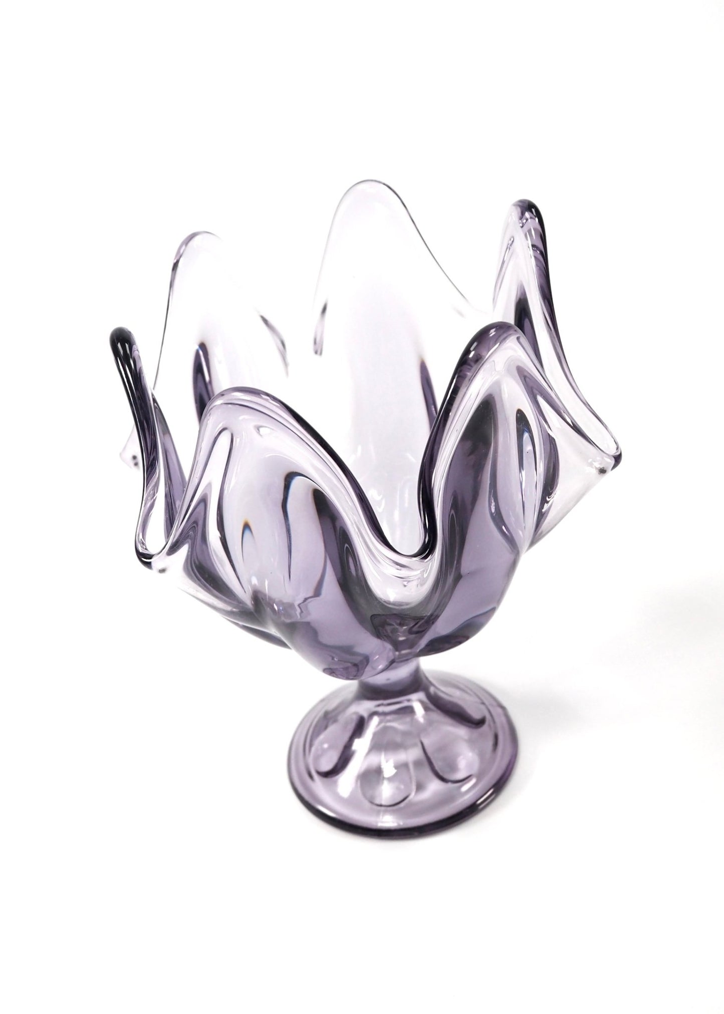 Viking Amethyst Six Petal Handkerchief Vase - Georgie's NYC - Vases