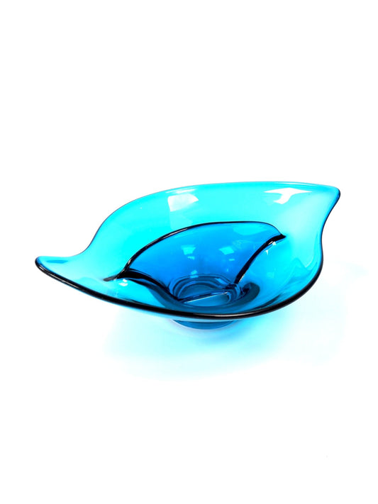 Viking Blue Divided Relish Dish - Georgie's NYC - Decorative Bowls