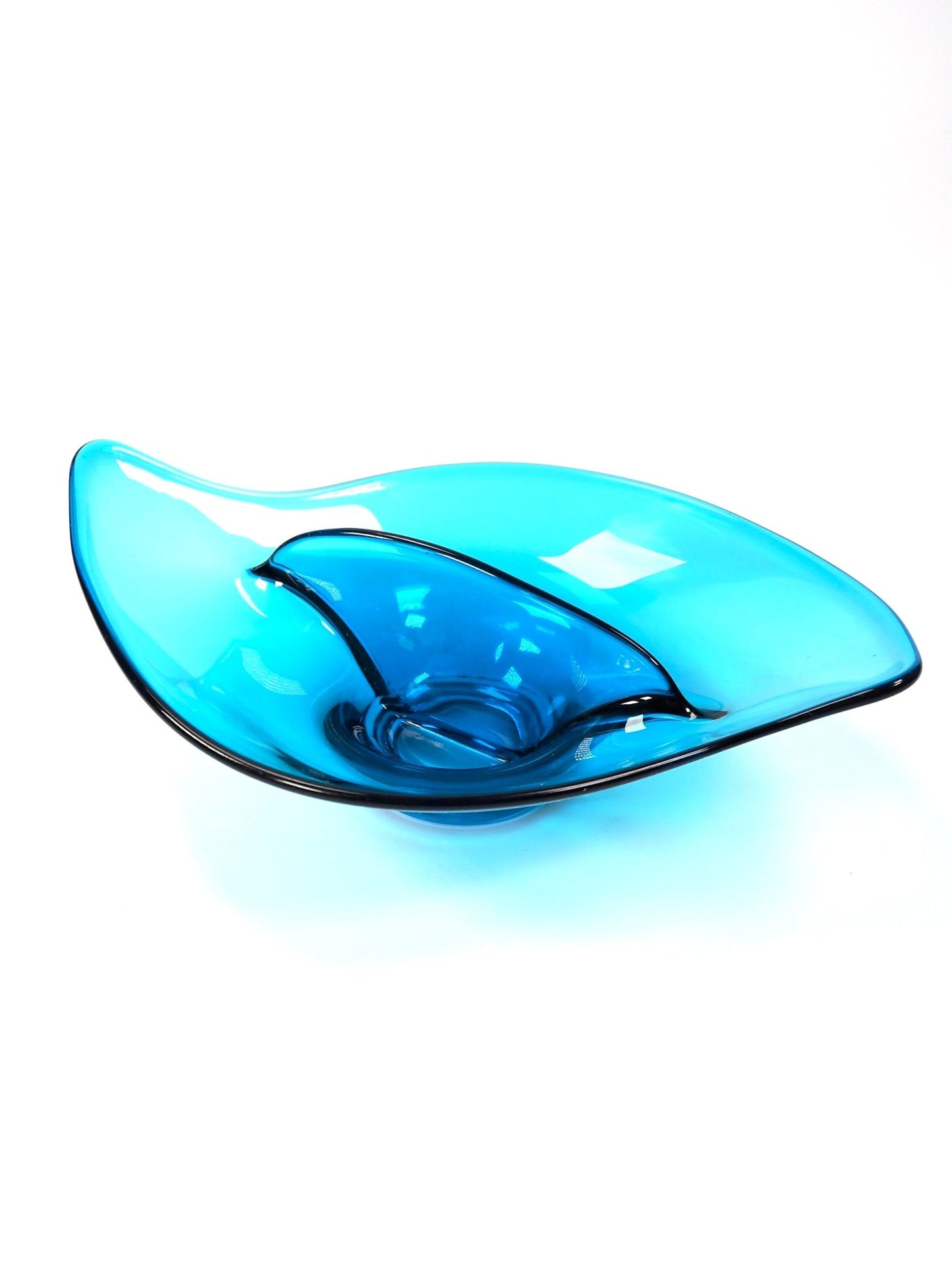 Viking Blue Divided Relish Dish - Georgie's NYC - Decorative Bowls