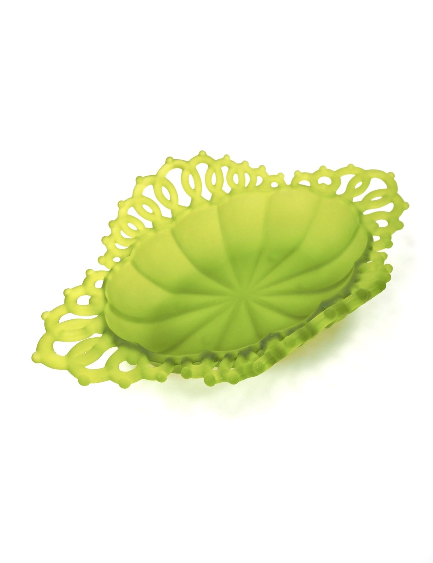 Westmoreland Green Soft Mist Laced Edge Bowl - Georgie's NYC - Decorative Bowls