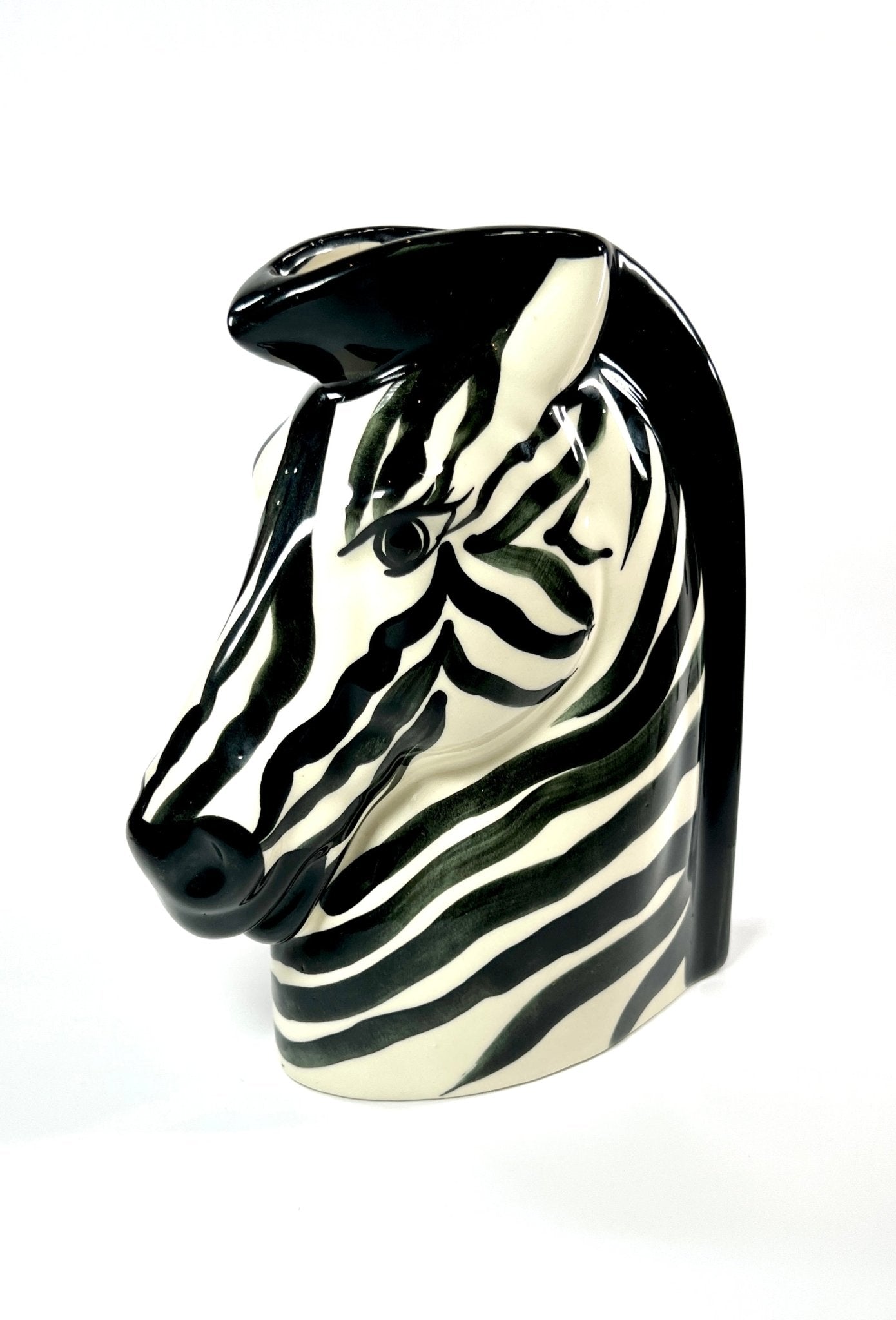 Zebra Head Ceramic Vase - Georgie's NYC - Vases
