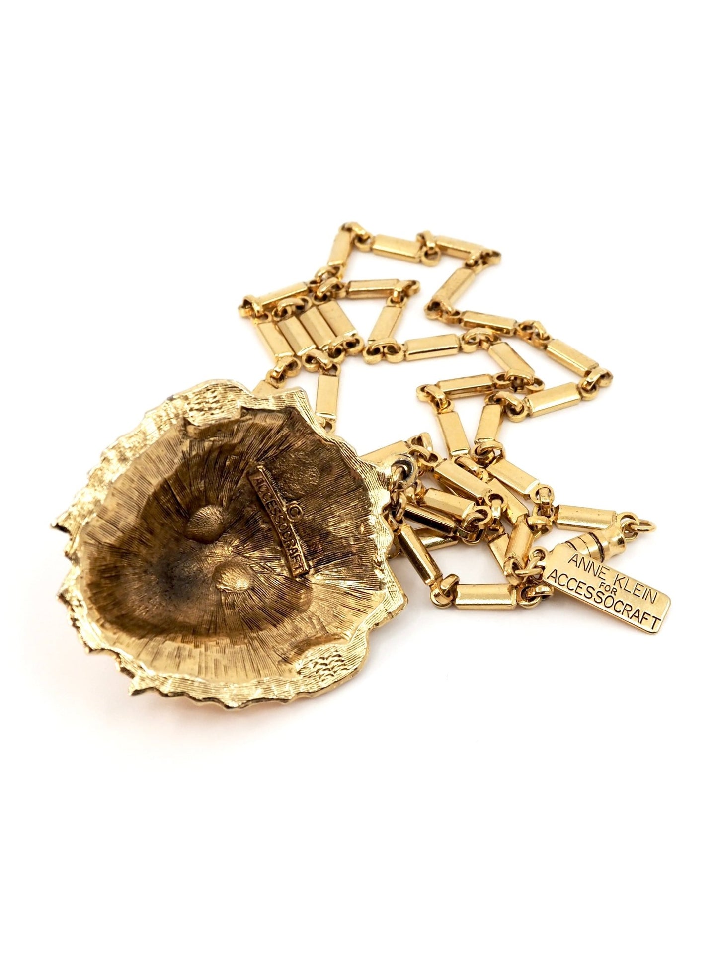 Anne Klein for Accessocraft Gold Lion Charm Long Chain Necklace - Georgie's NYC - Necklaces