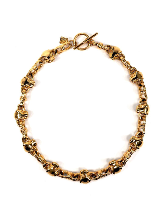 Anne Klein Gold Jaguar Link Necklace - Georgie's NYC - Necklaces