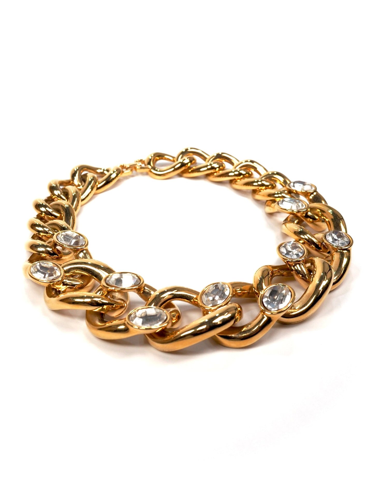 Givenchy Chunky Gold Jeweled Chain Necklace - Georgie's NYC - Necklaces