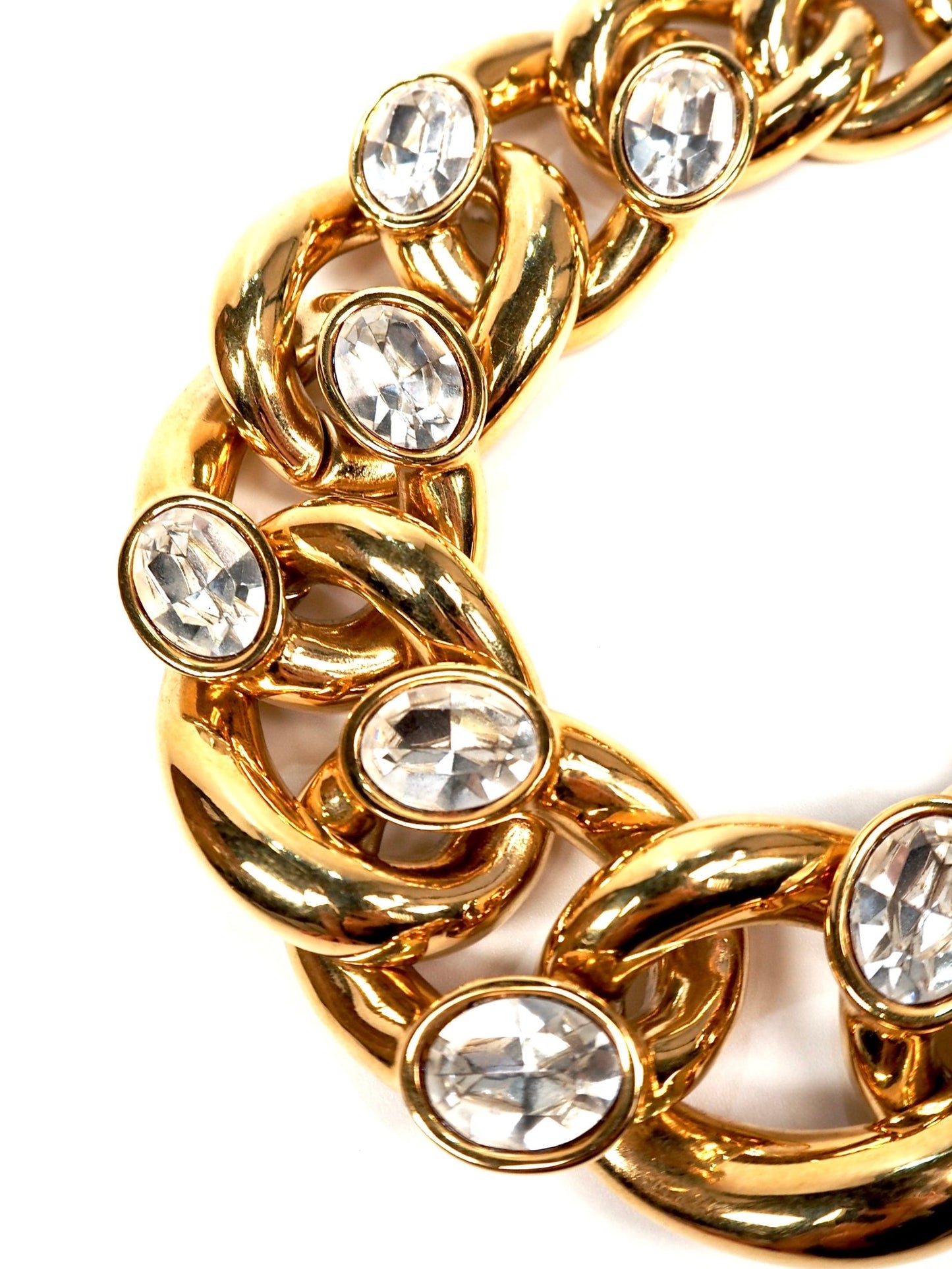 Givenchy Chunky Gold Jeweled Chain Necklace - Georgie's NYC - Necklaces