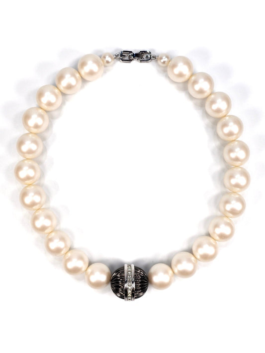 Givenchy Faux Pearl Charmed Choker Necklace - Georgie's NYC - Necklaces