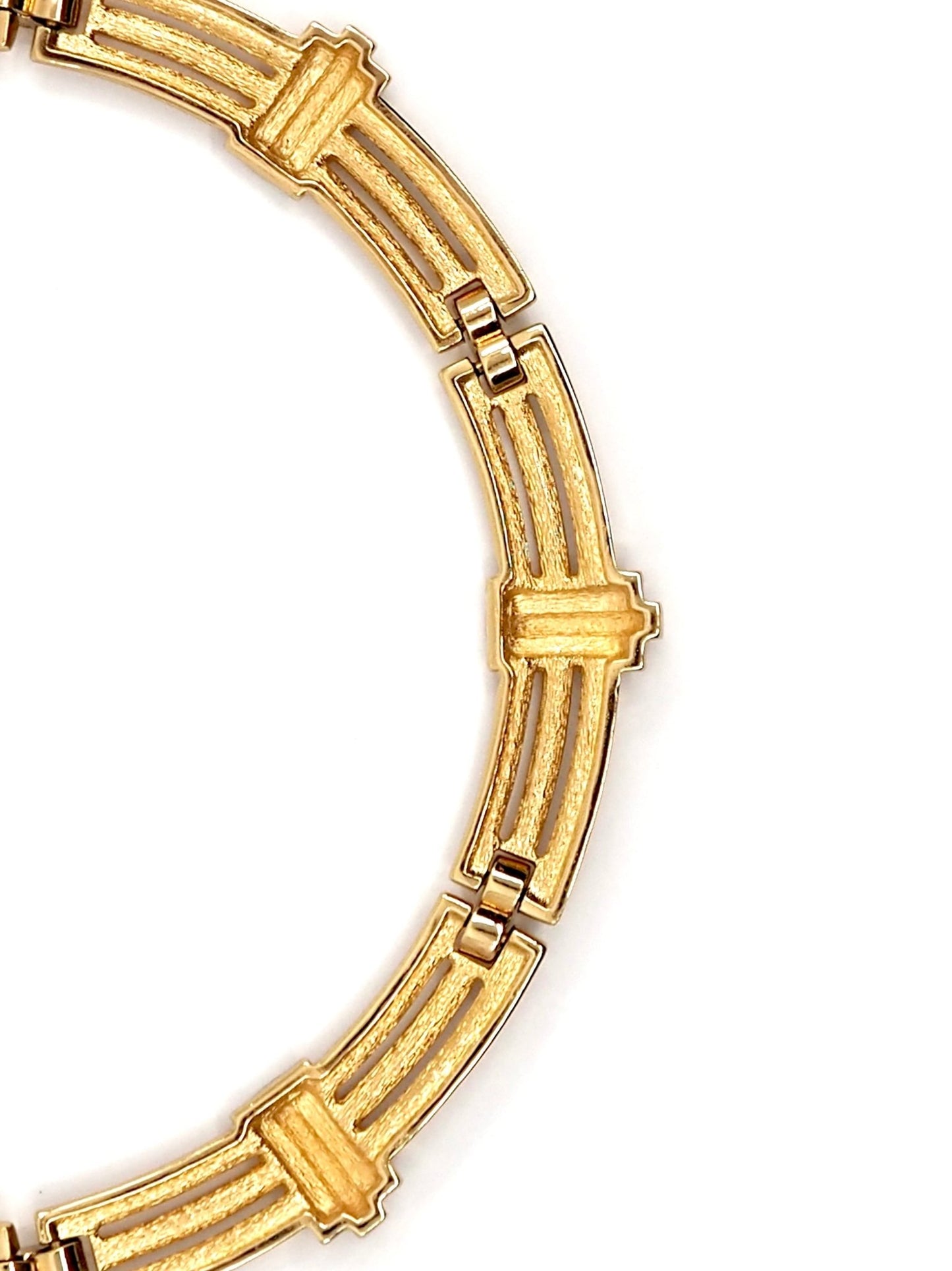 Gold Articulated Rhinestone Collar Necklace - Georgie's NYC - Necklaces