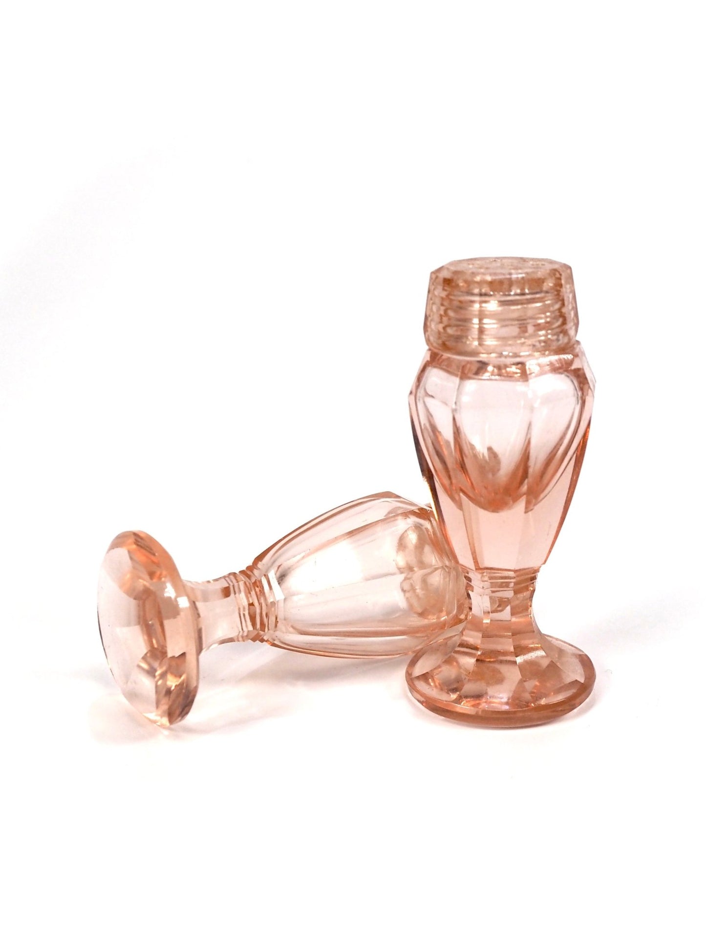 Pink Glass Salt and Pepper Shakers - Georgie's NYC - Salt & Pepper Shakers