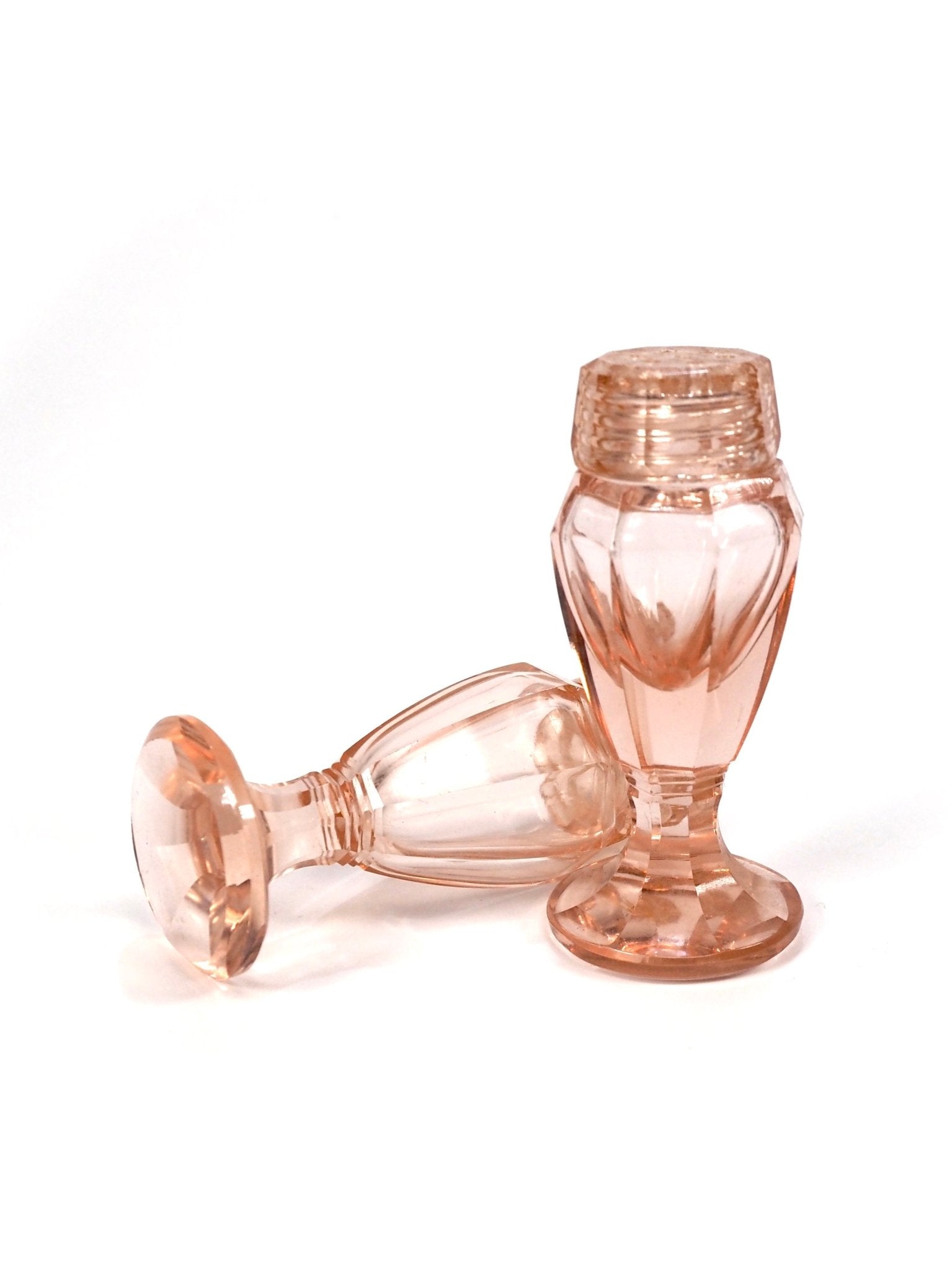 Pink Glass Salt and Pepper Shakers - Georgie's NYC - Salt & Pepper Shakers