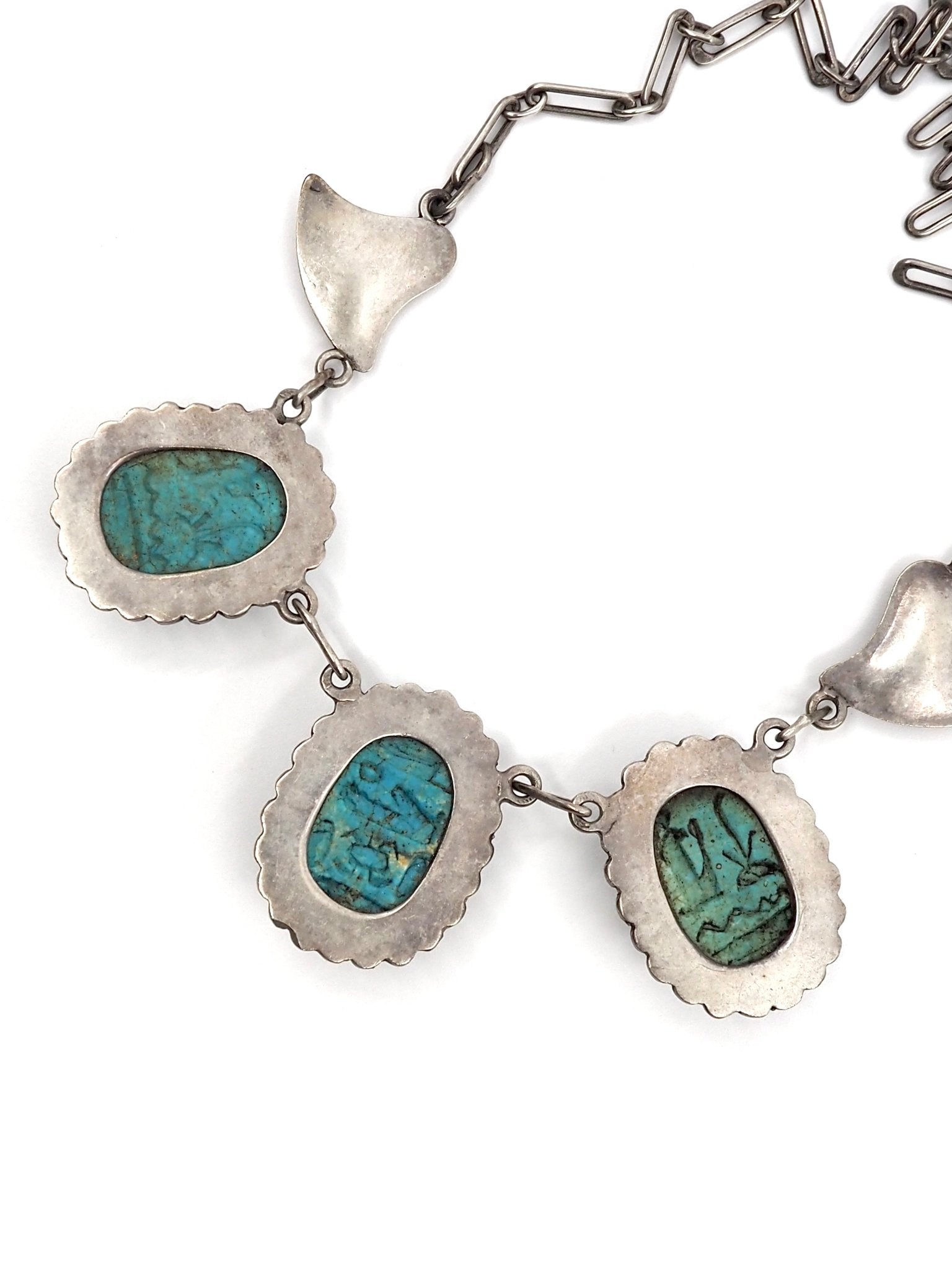Scarab Sterling Silver Necklace - Georgie's NYC - Necklaces