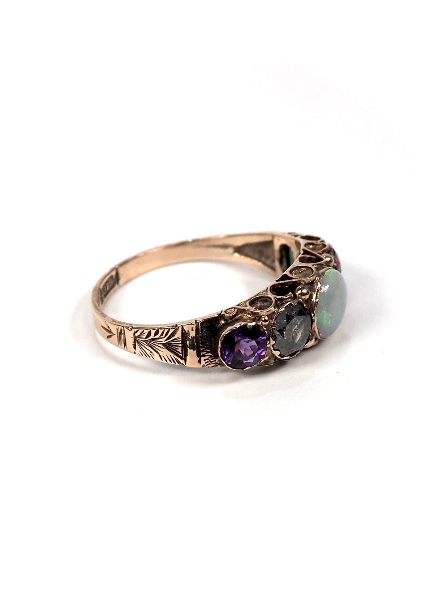Victorian 9K ADORE Five Stone Ring - Georgie's NYC - Rings