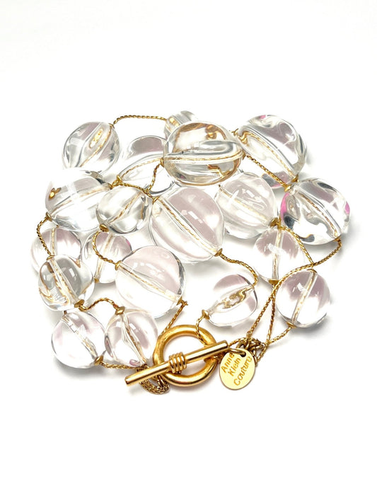 Anne Klein Couture Bubble Lucite Beaded Multi Strand Bracelet - Georgie's NYC - Bracelets