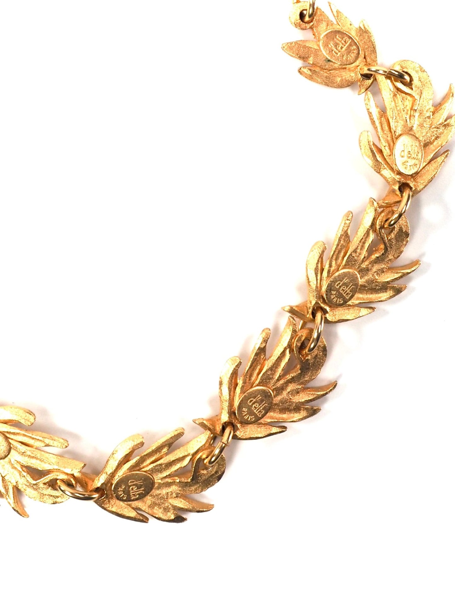 D'elfa Paris Matte Gold Wheat Choker Necklace - Georgie's NYC - Necklaces