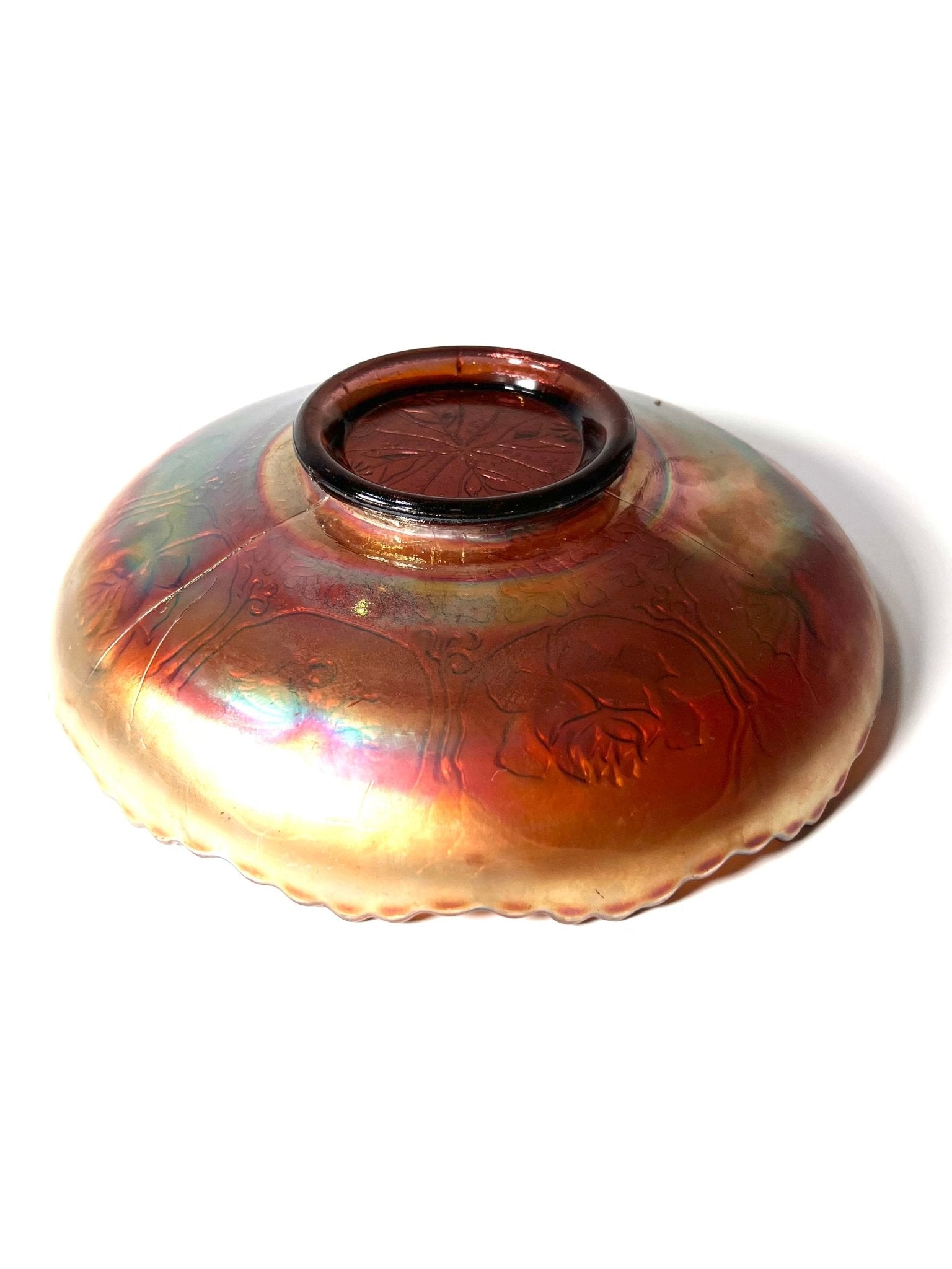 Popular Fenton Amber Bowl