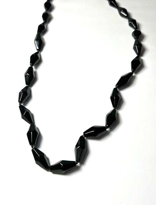 Black Onyx Prism Necklace